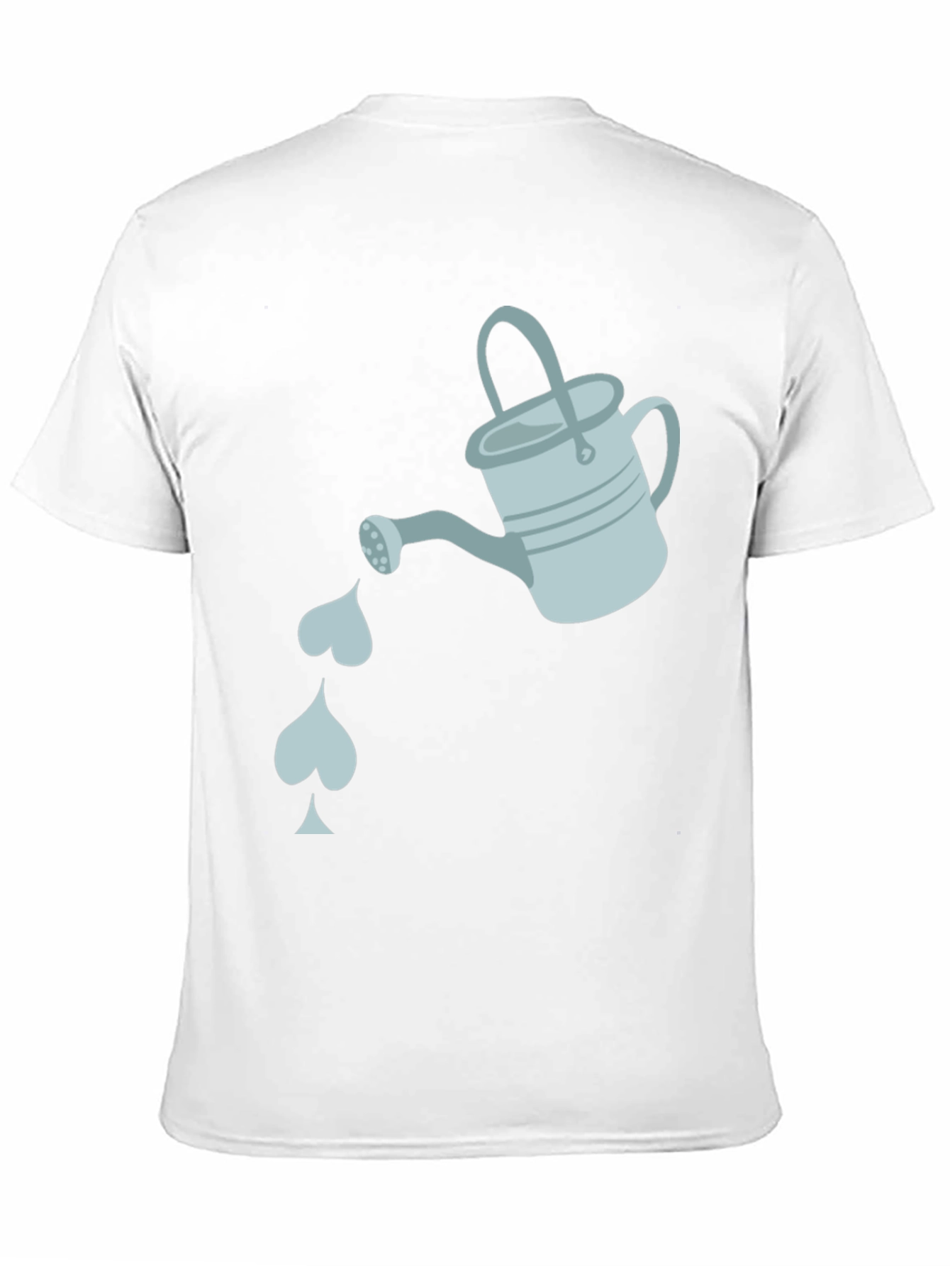 Watering Love T-Shirt - Garden Heart Design