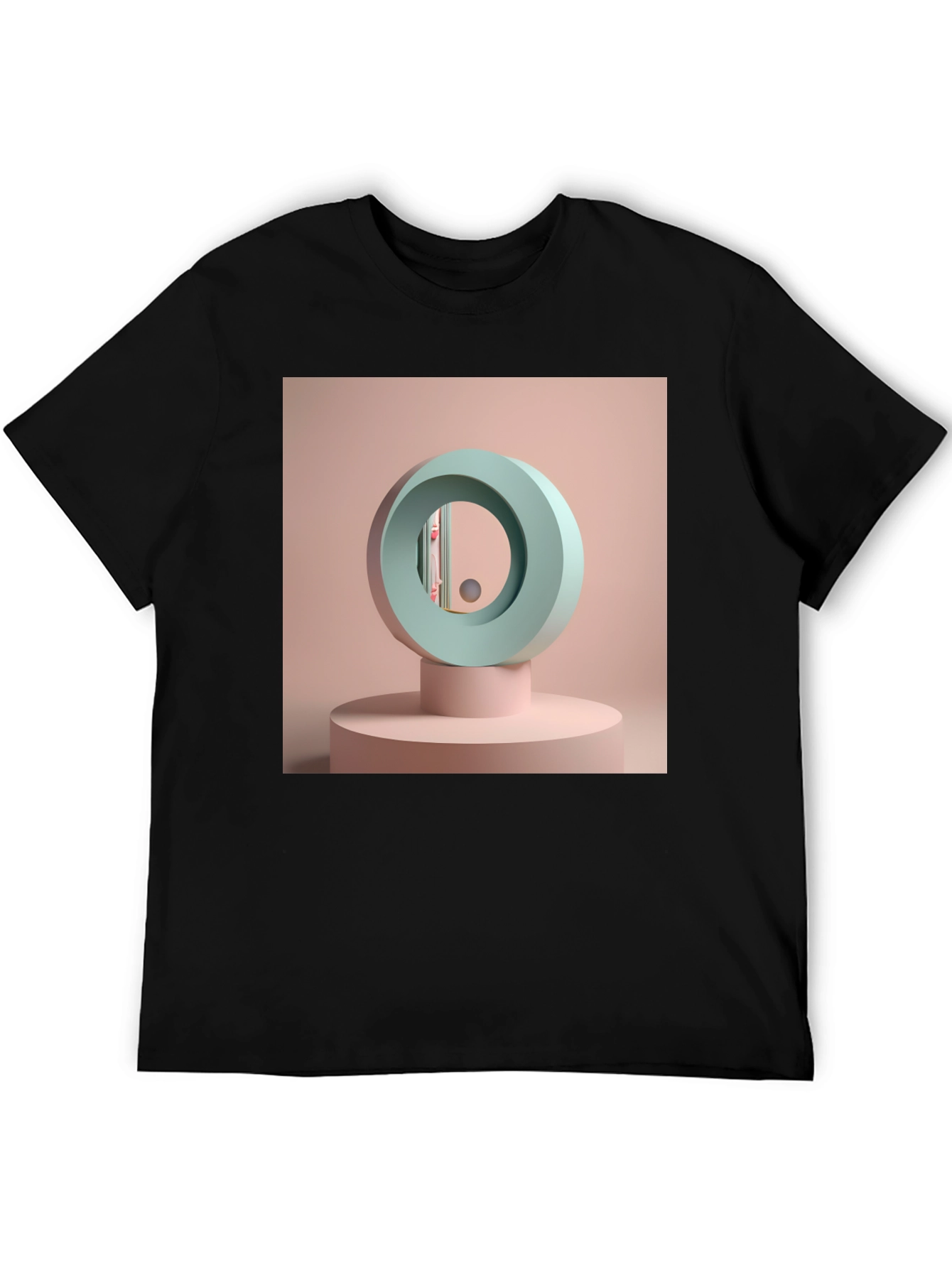 Abstract Geometric Design Tee - Modern Art Shirt