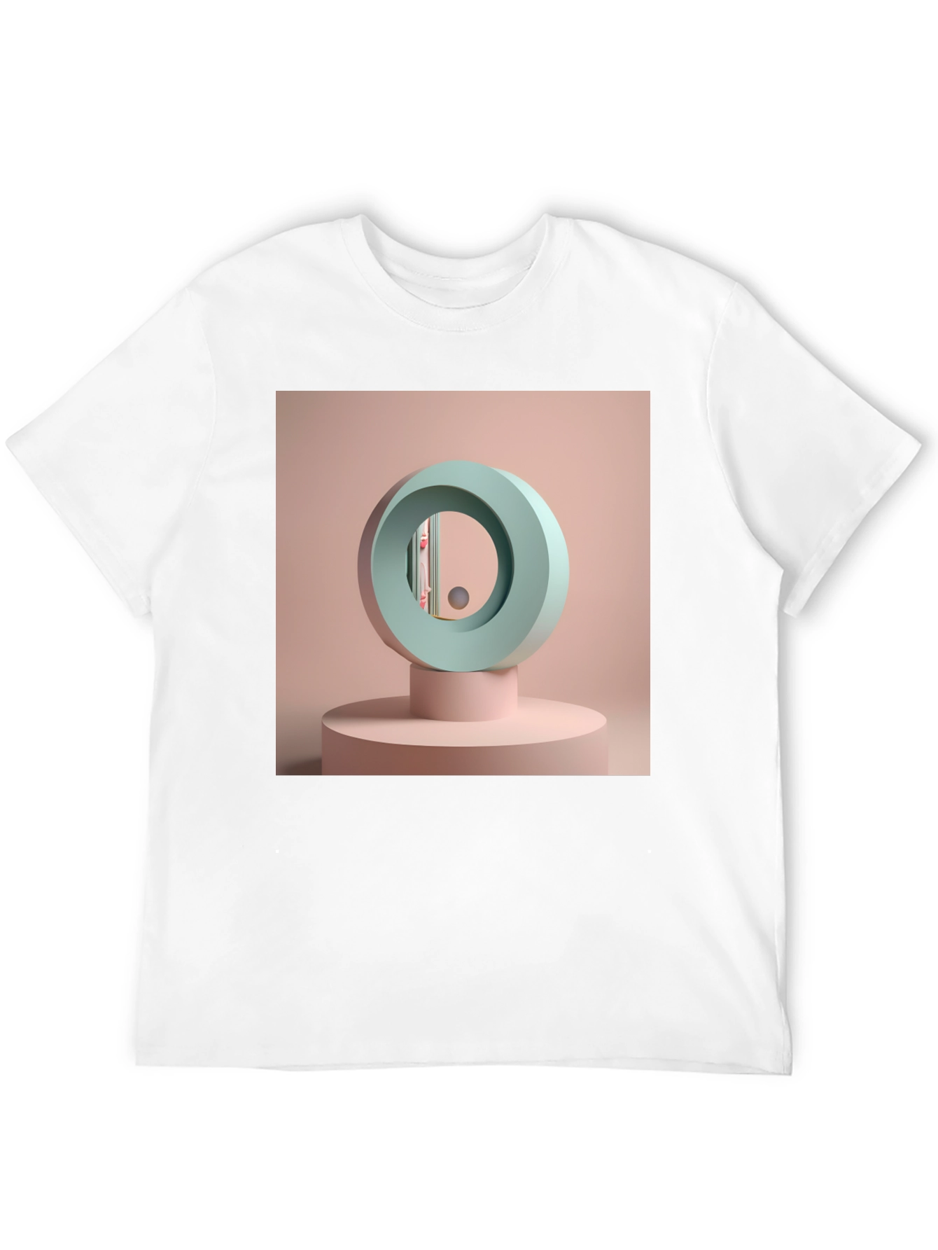 Abstract Geometric Design Tee - Modern Art Shirt