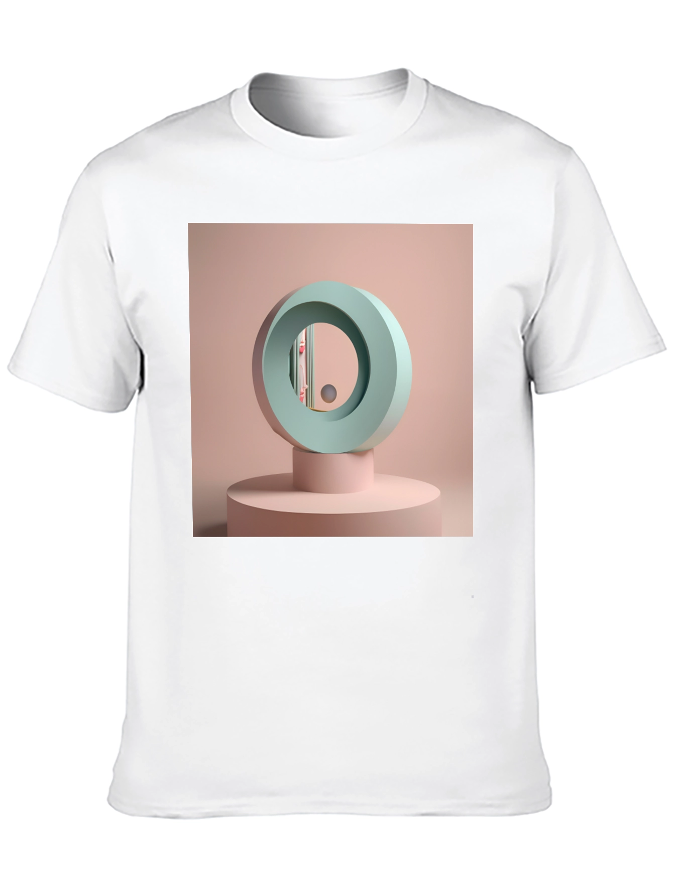 Abstract Geometric Design Tee - Modern Art Shirt