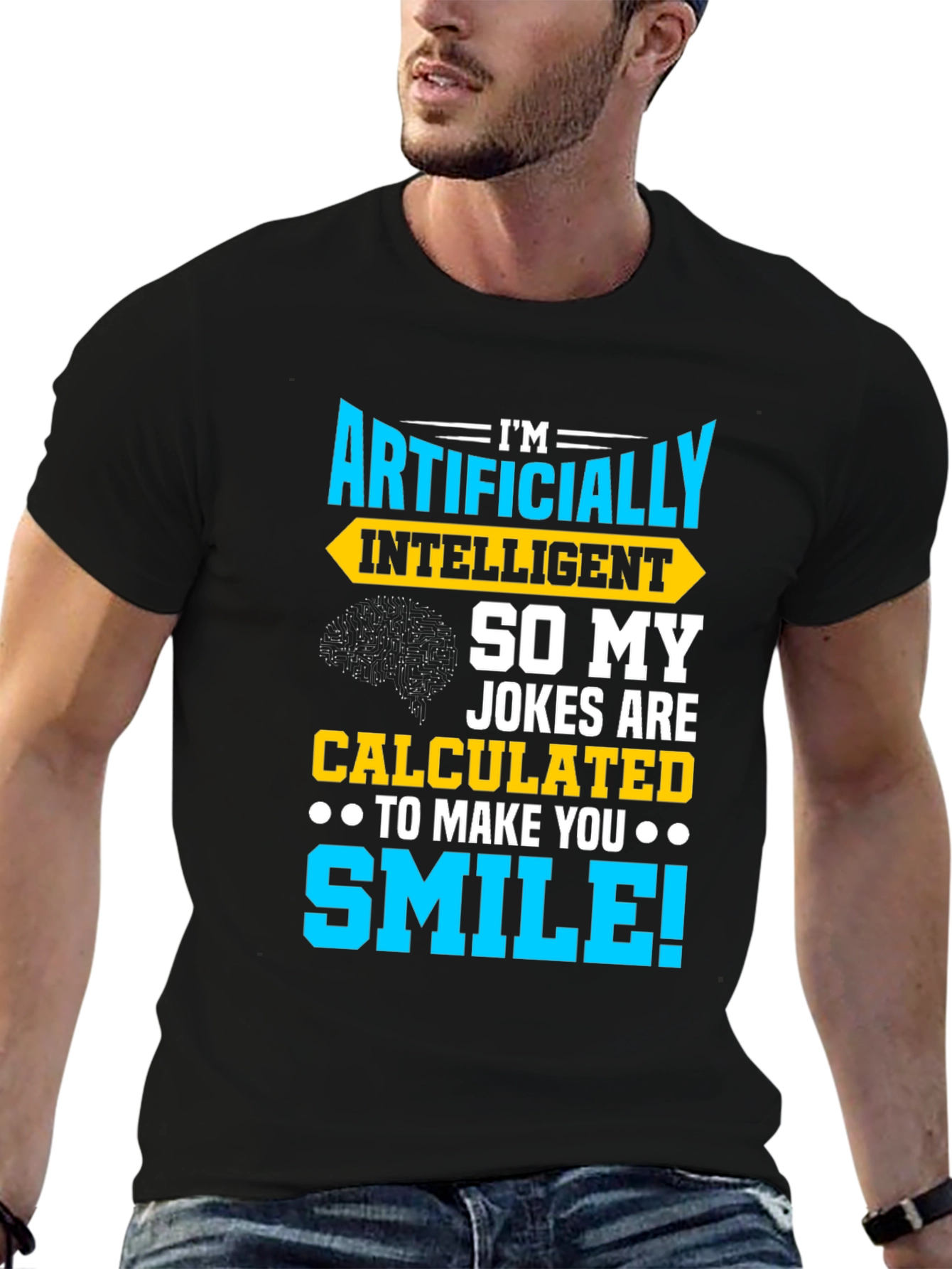 Artificially Intelligent Jokes Graphic Tee