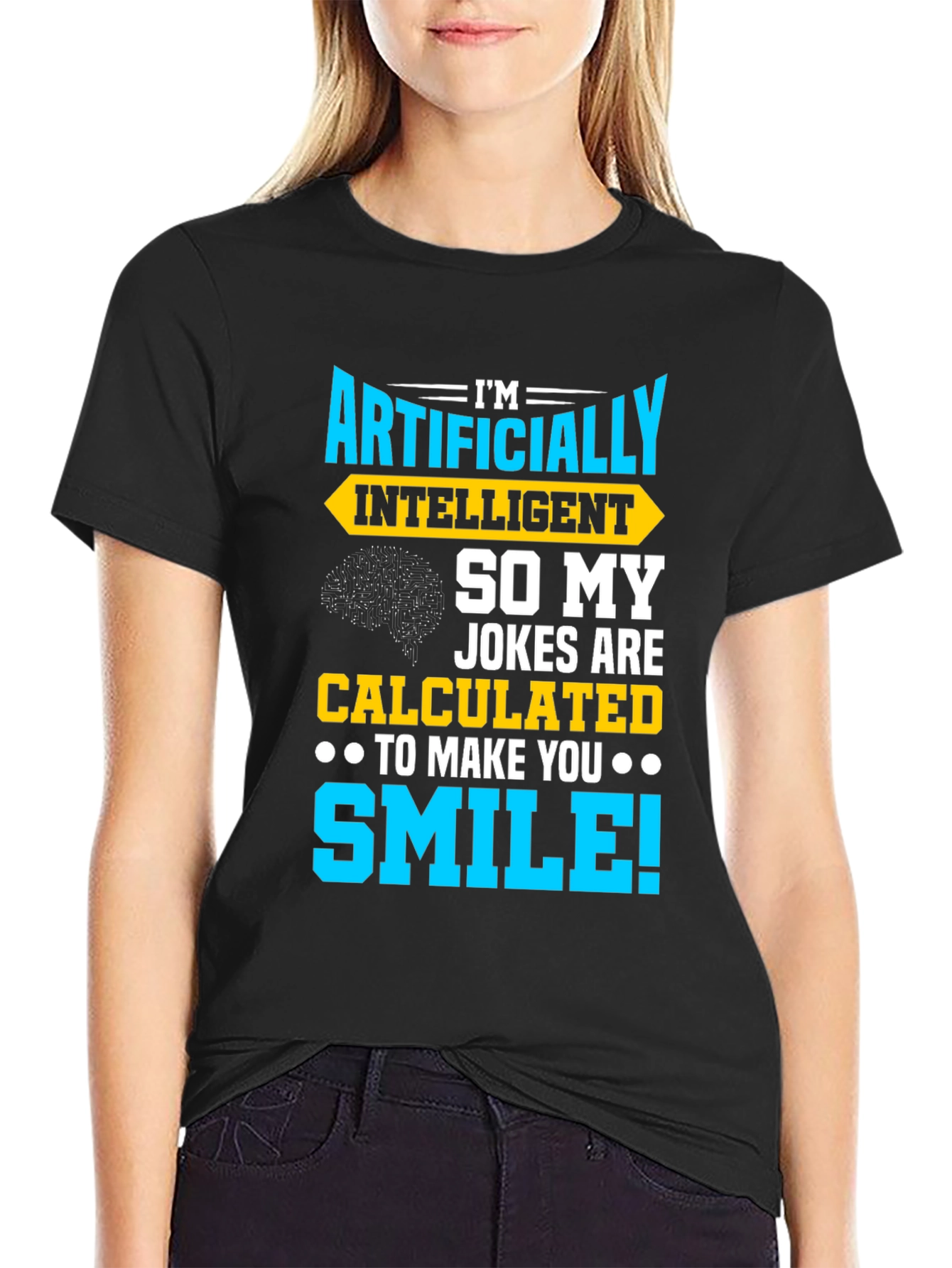 Artificially Intelligent Jokes Graphic Tee