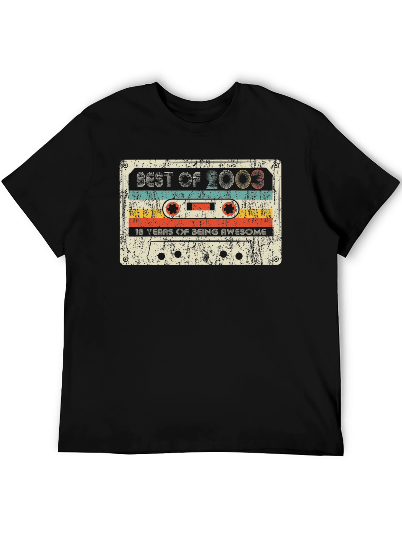 Best of 2003 Cassette Tape 18th Birthday T-Shirt