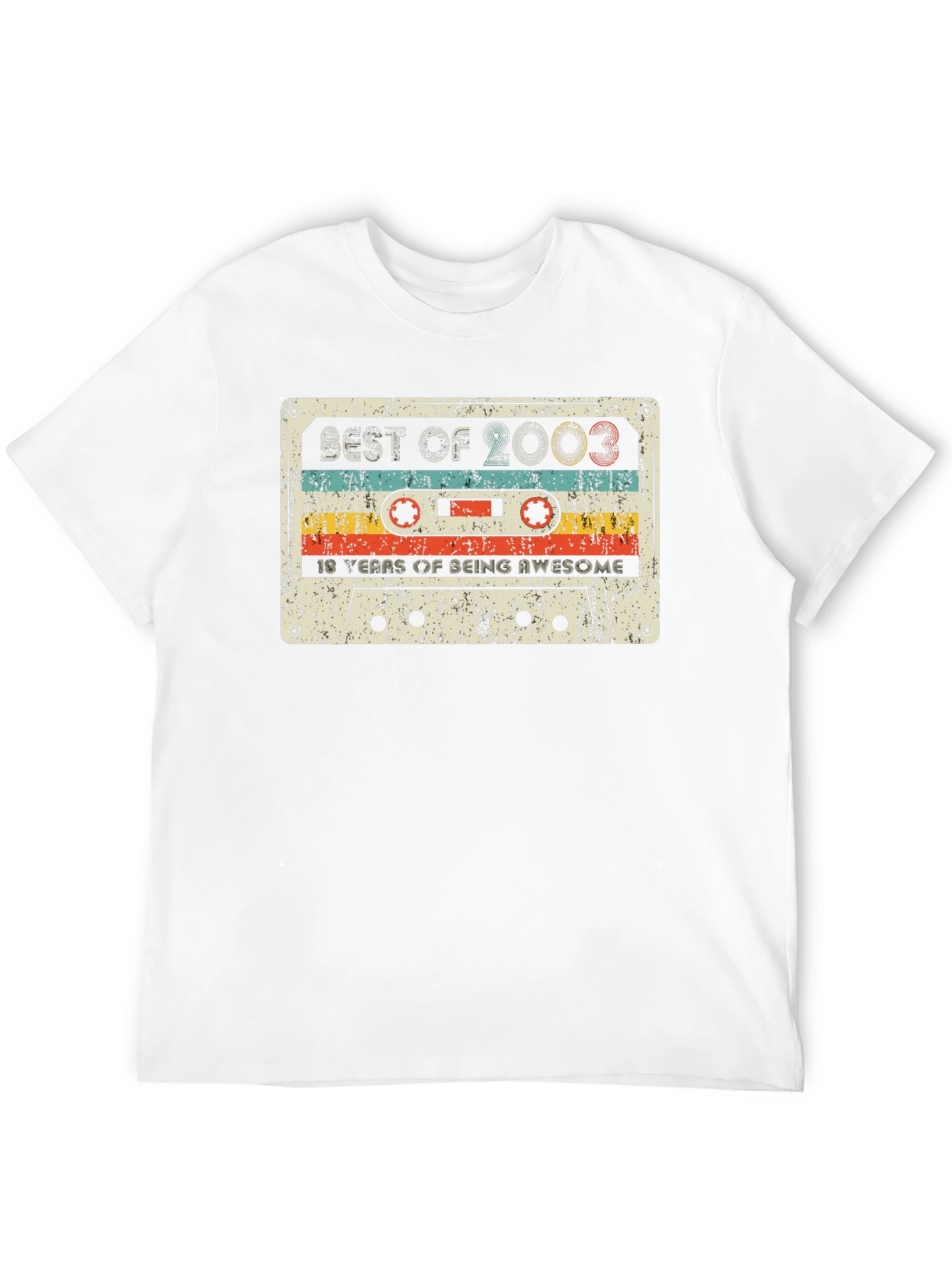 Best of 2003 Cassette Tape 18th Birthday T-Shirt