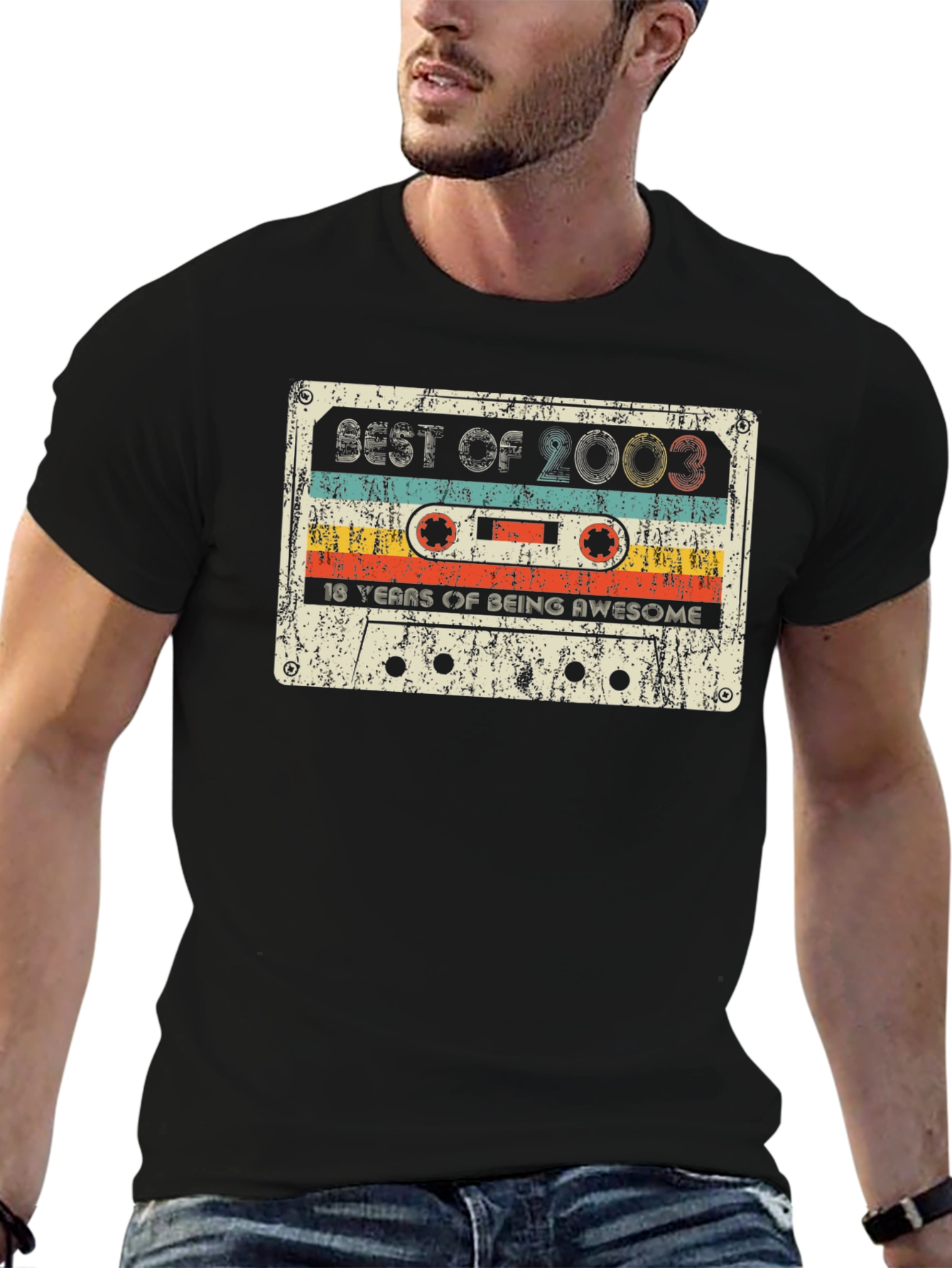 Best of 2003 Cassette Tape 18th Birthday T-Shirt