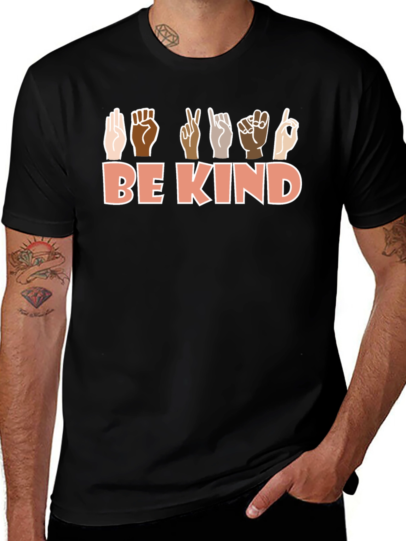 Be Kind ASL Graphic T-Shirt