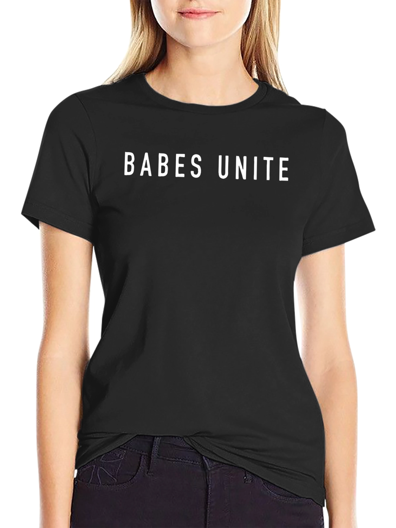 Babes Unite Black Graphic Tee