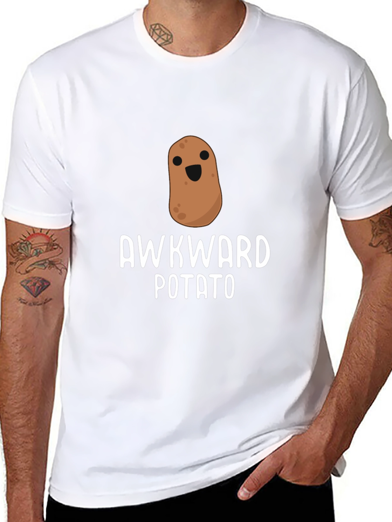 Awkward Potato T-Shirt Funny Graphic Tee