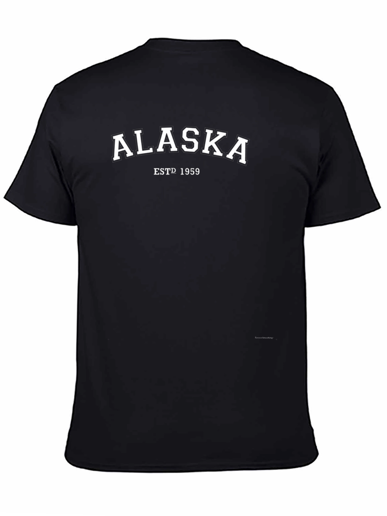 Alaska ESTD 1959 Black Graphic Tee