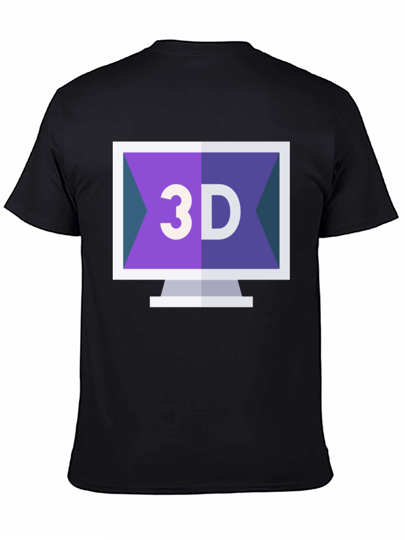 3D Computer Screen T-Shirt - Stylish Design