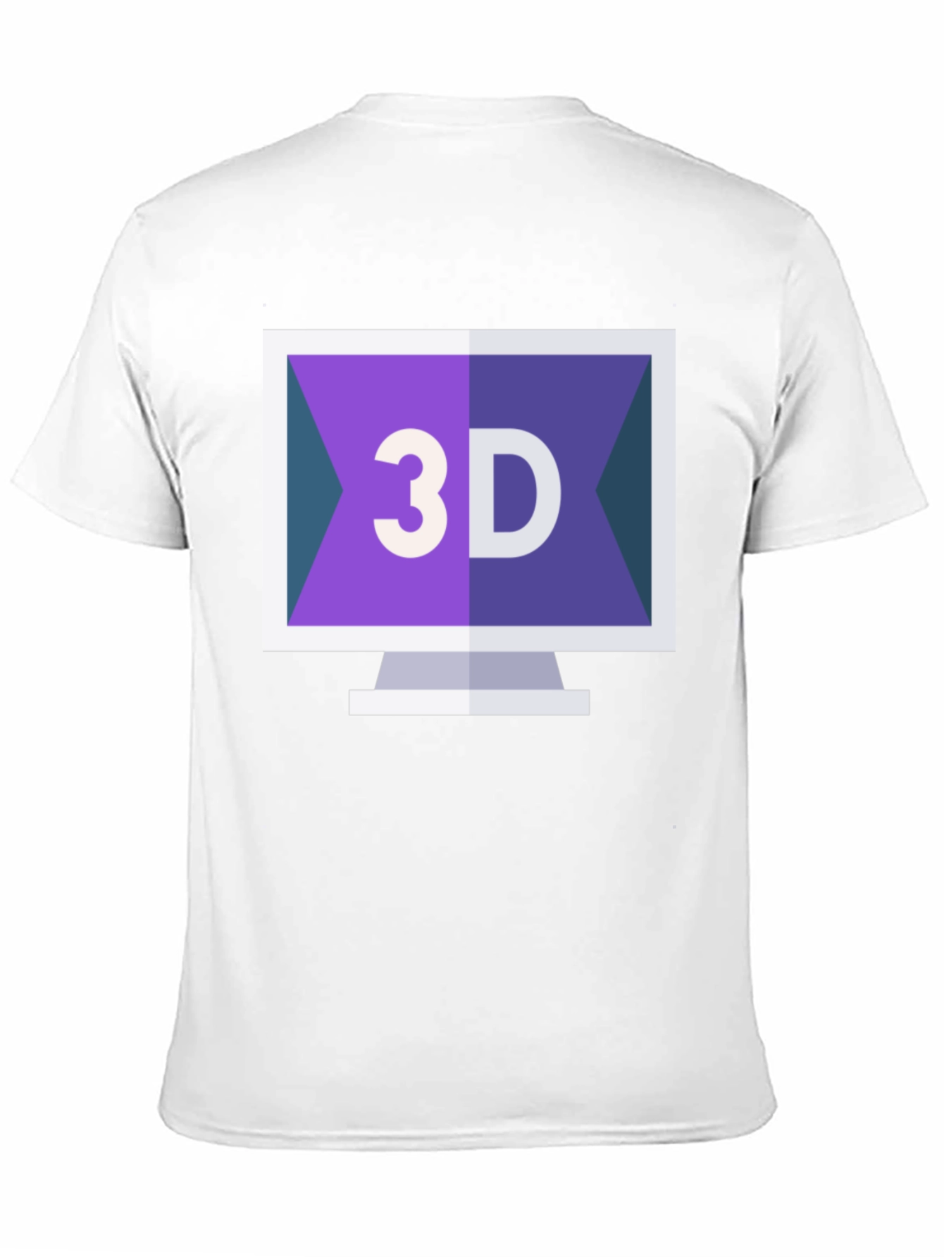 3D Computer Screen T-Shirt - Stylish Design