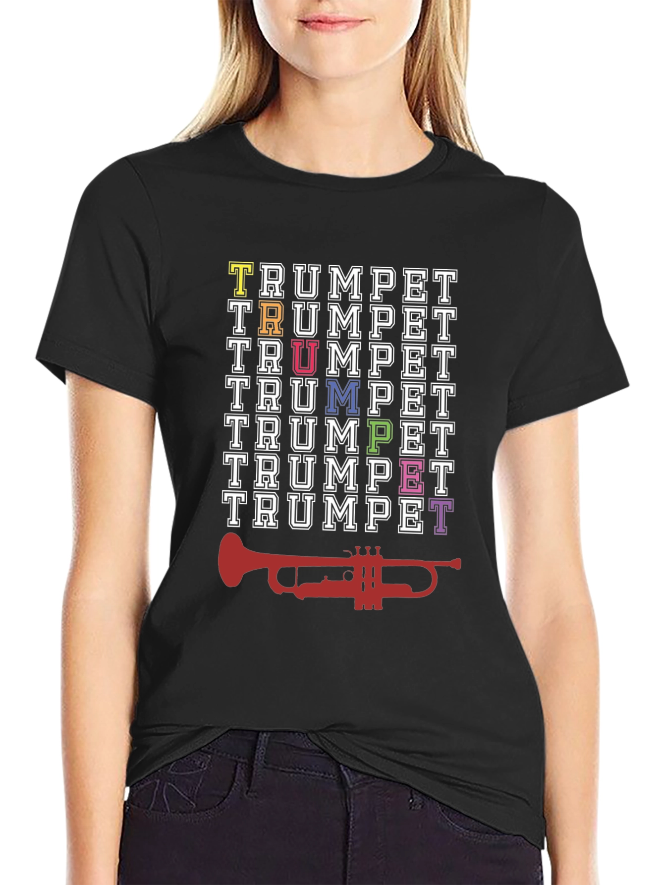 Trumpet Graphic T-Shirt - Musician Tee