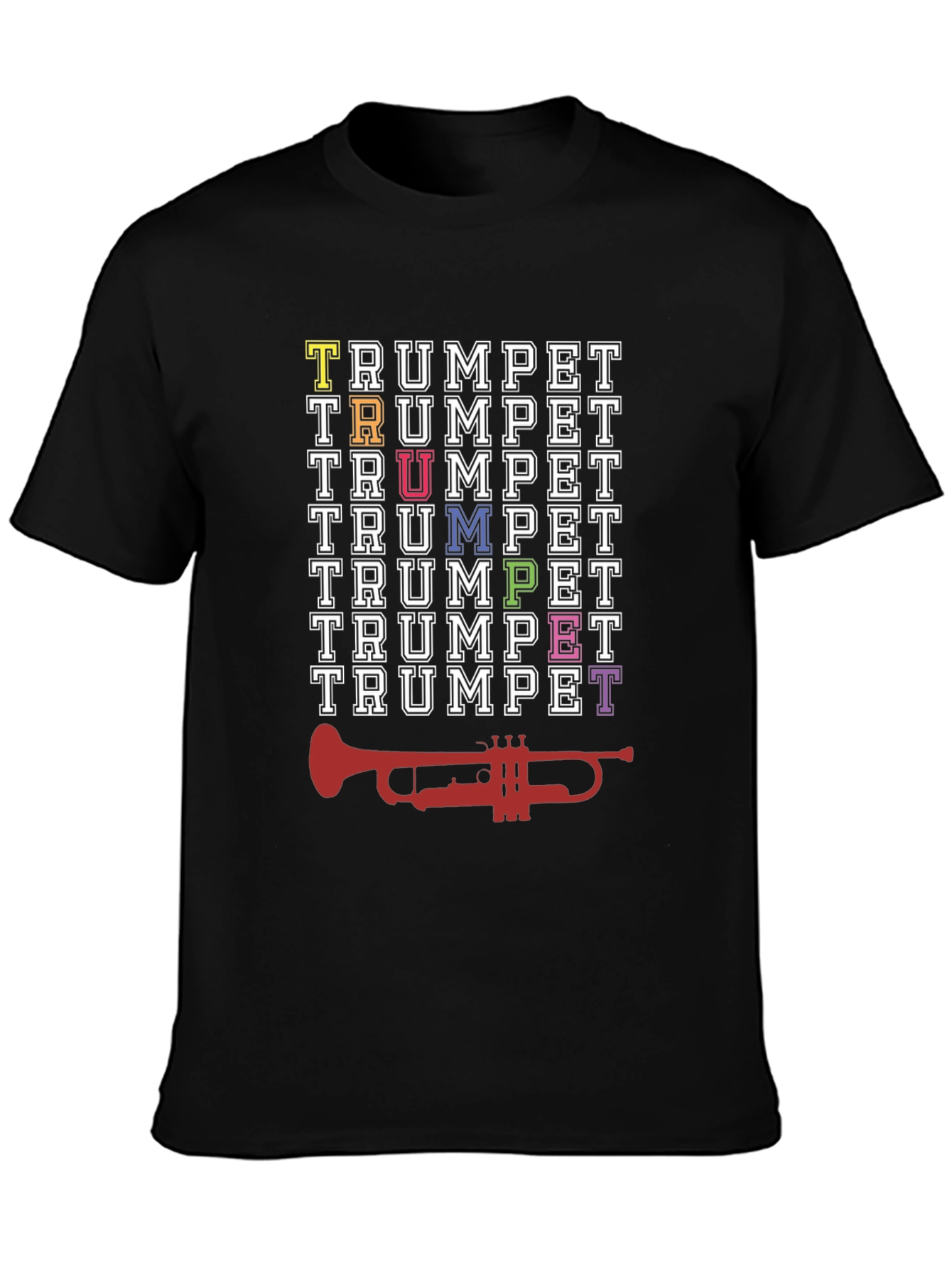 Trumpet Graphic T-Shirt - Musician Tee