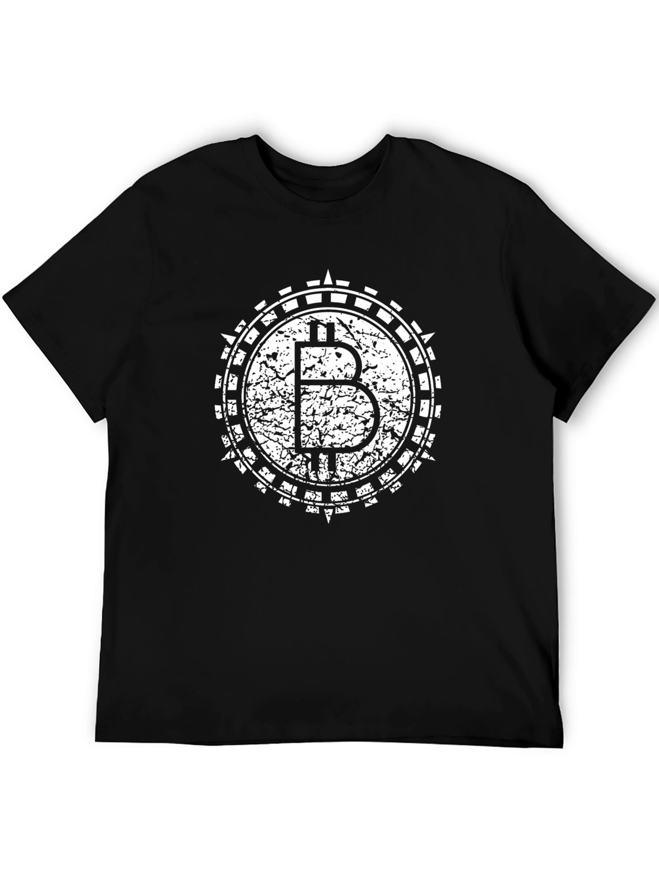 Bitcoin Logo Graphic Tee - Black