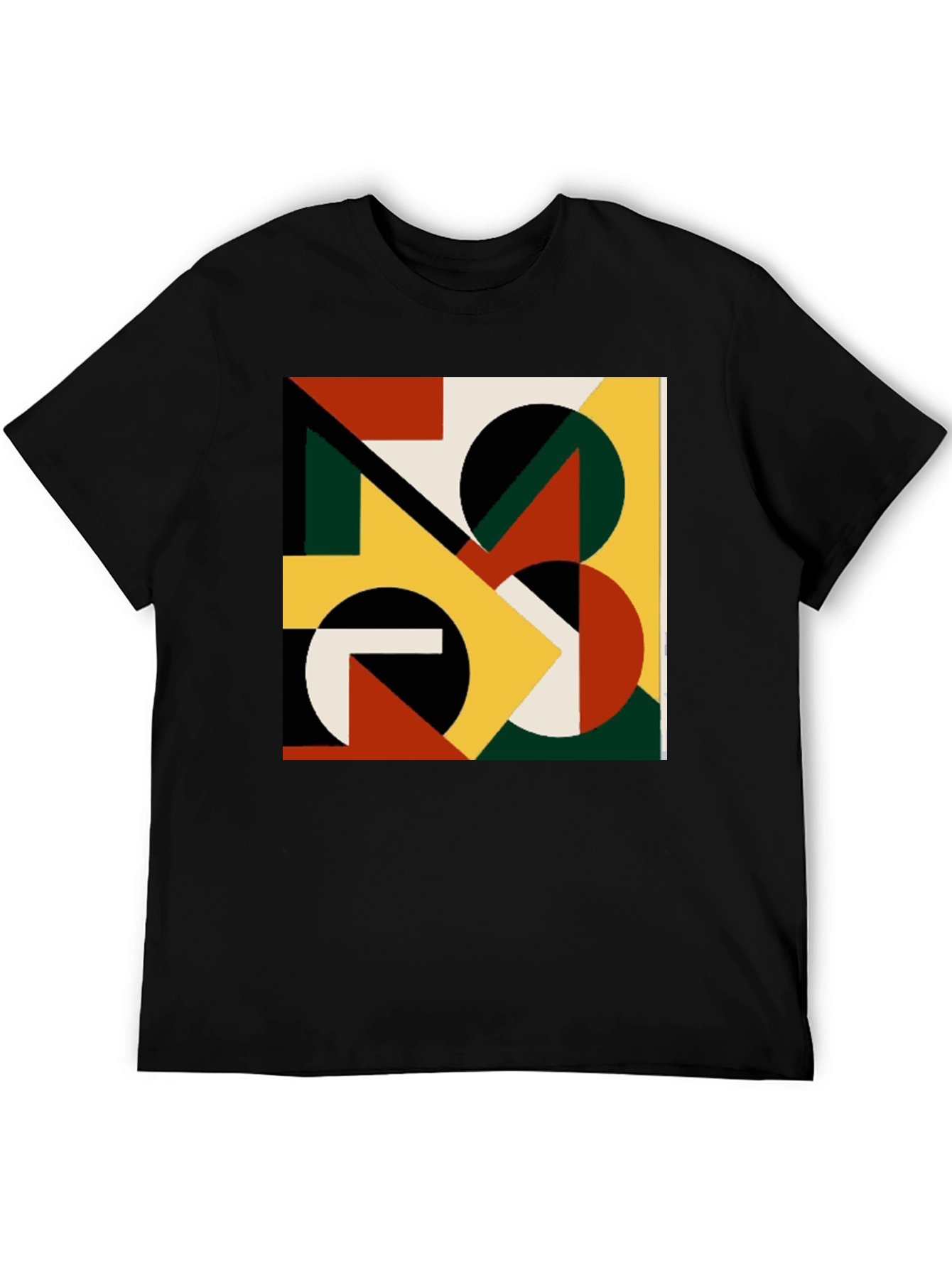 Abstract Geometric T-Shirt - Modern Art Tee
