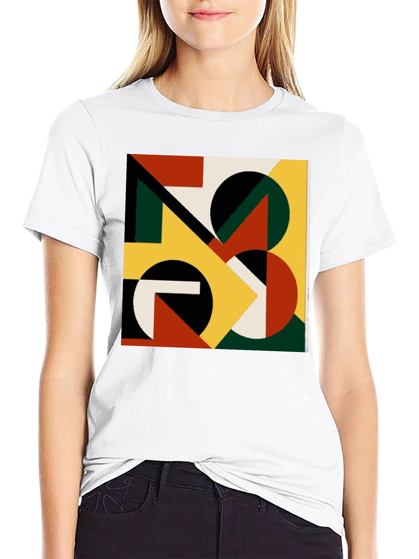 Abstract Geometric T-Shirt - Modern Art Tee