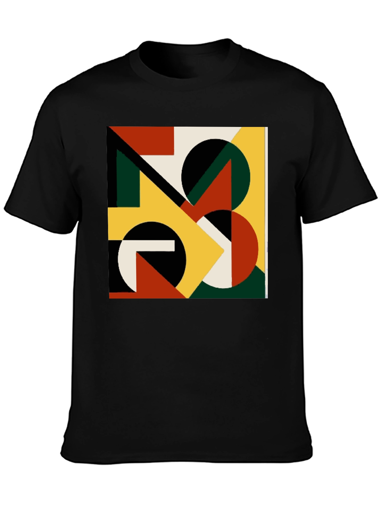 Abstract Geometric T-Shirt - Modern Art Tee