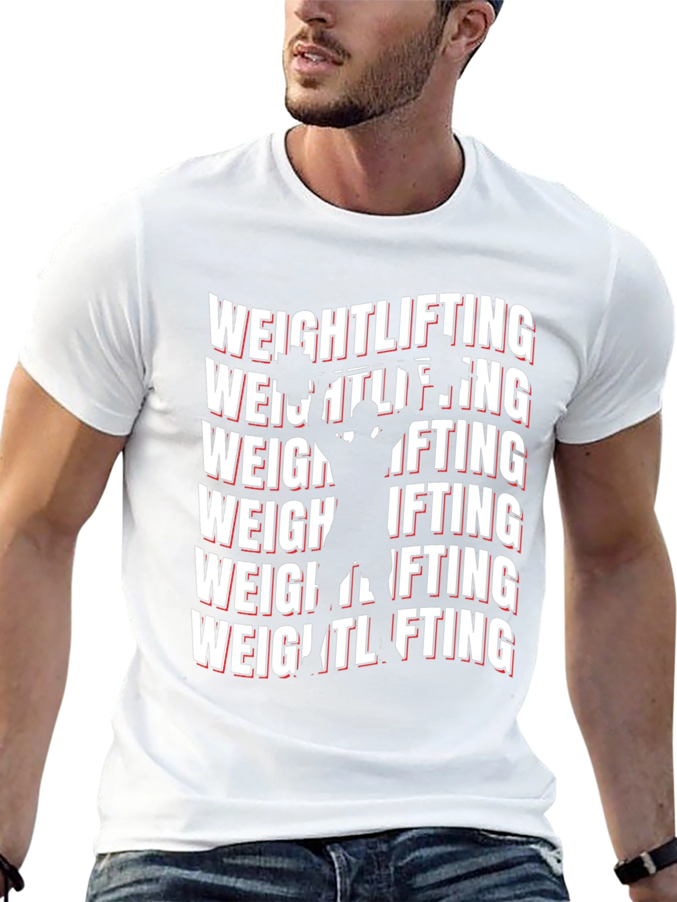 Weightlifting Graphic Tee - Workout Gym Shirt