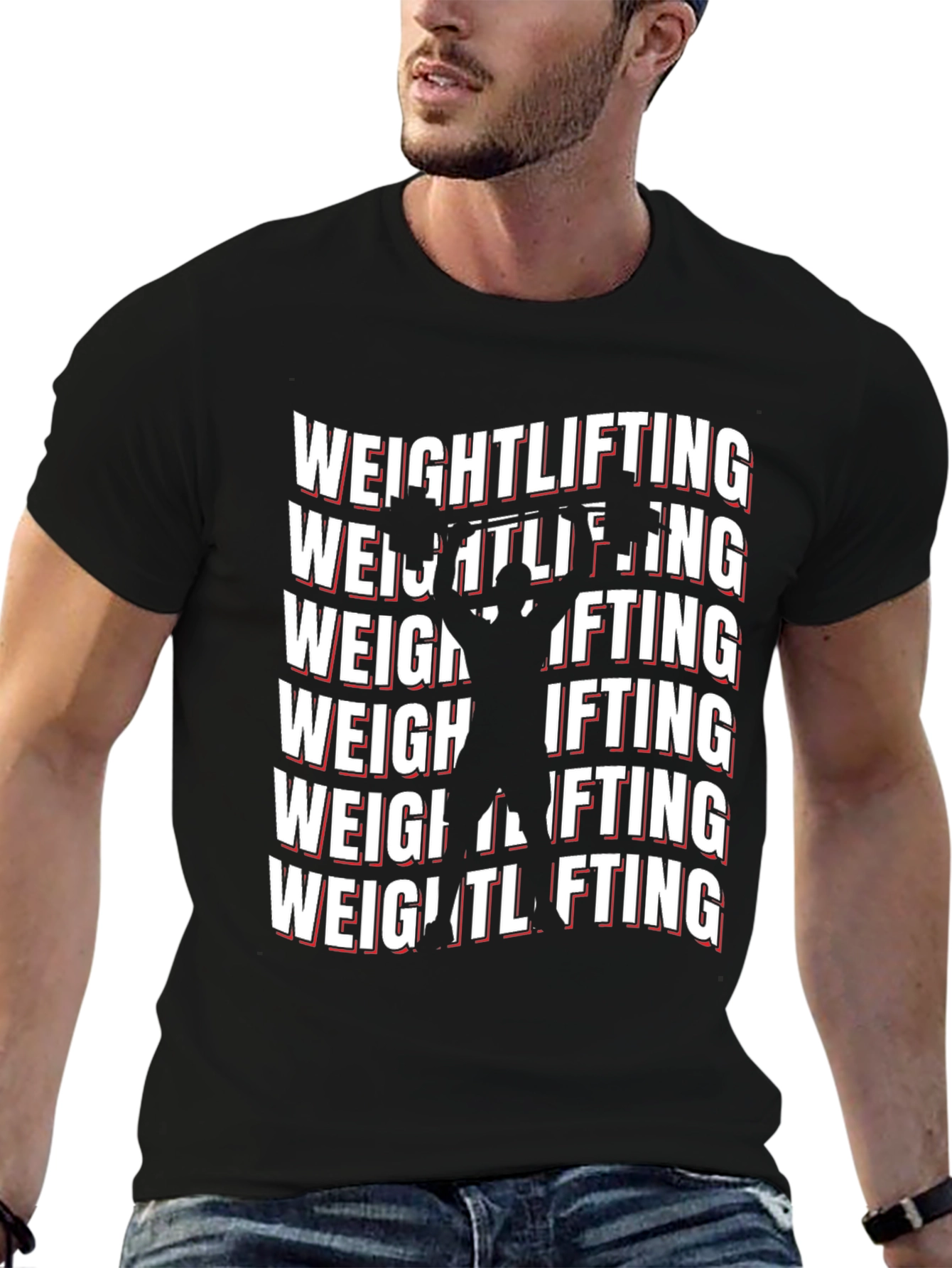 Weightlifting Graphic Tee - Workout Gym Shirt