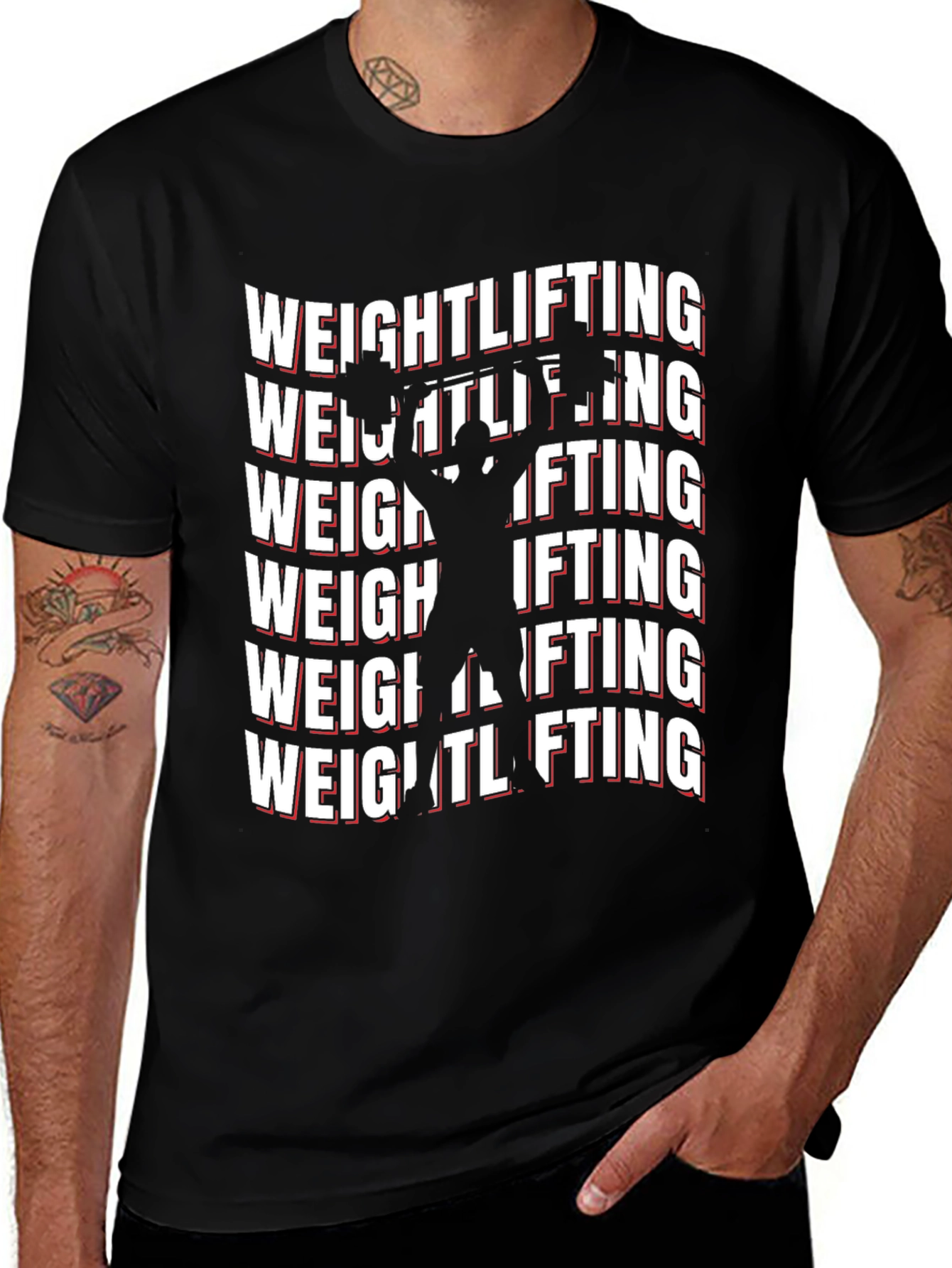 Weightlifting Graphic Tee - Workout Gym Shirt