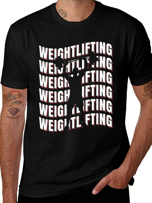 Weightlifting Graphic Tee - Workout Gym Shirt