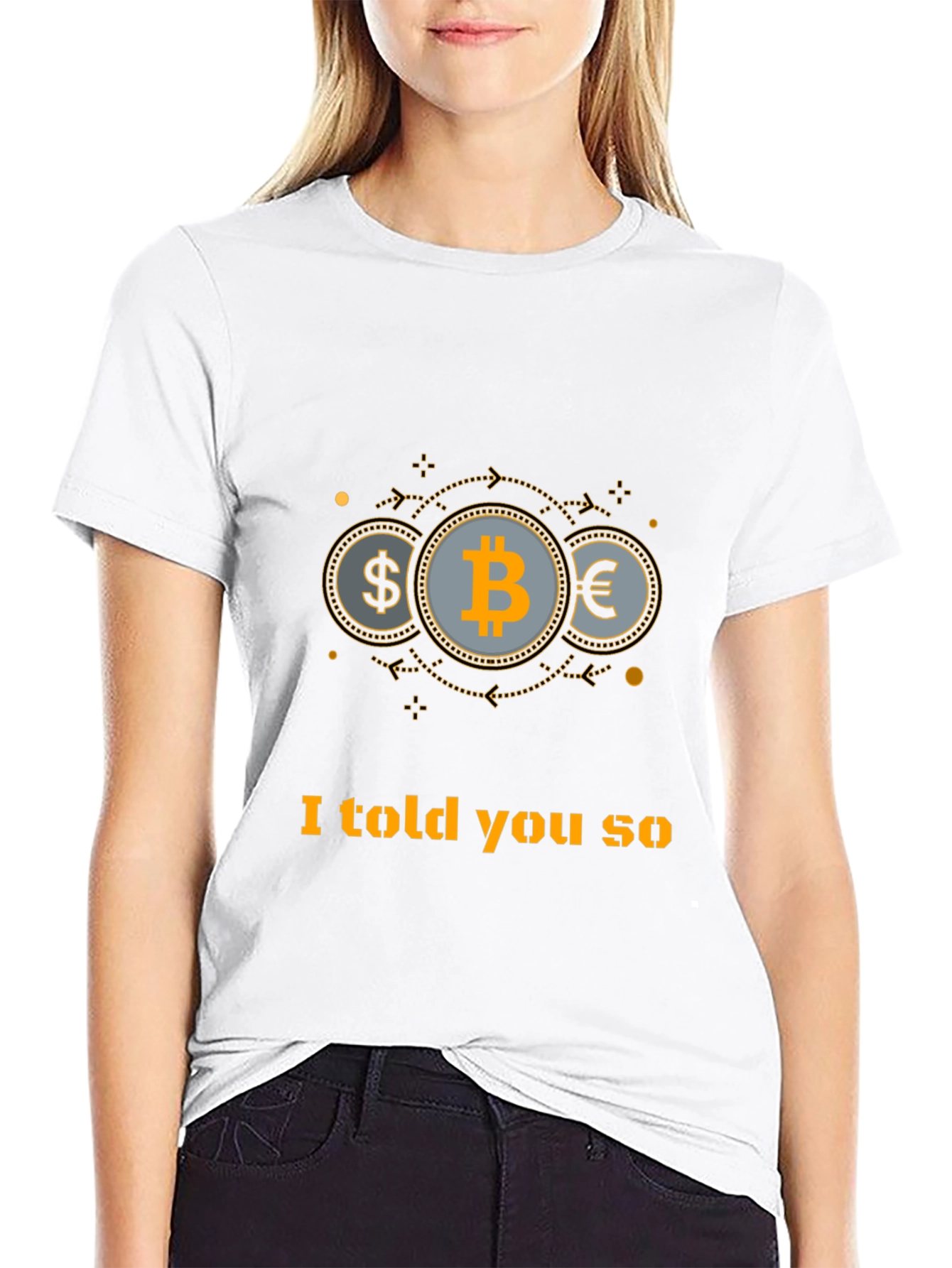 Bitcoin Told You So Black T-Shirt