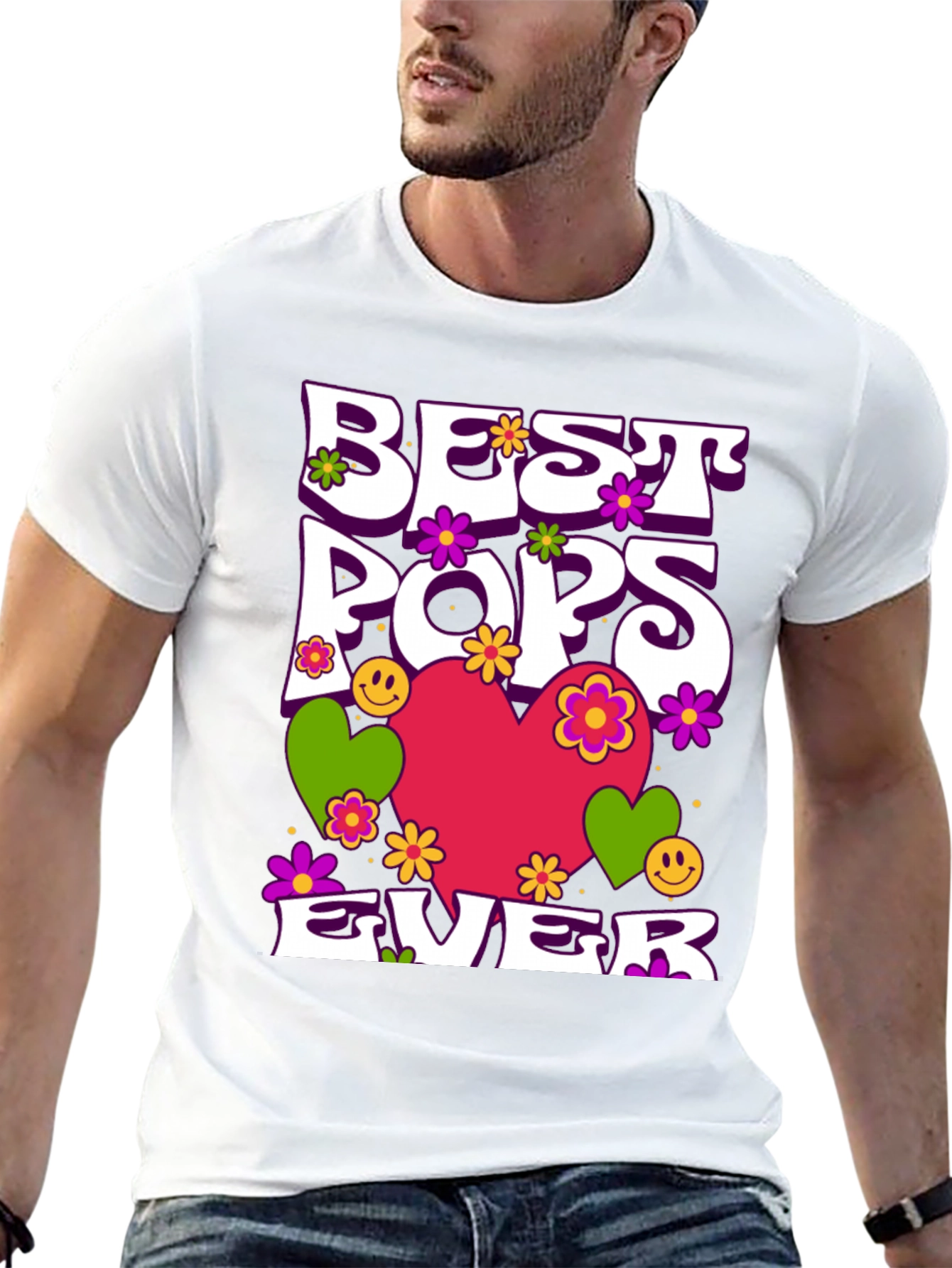 Best Pops Ever Graphic T-Shirt