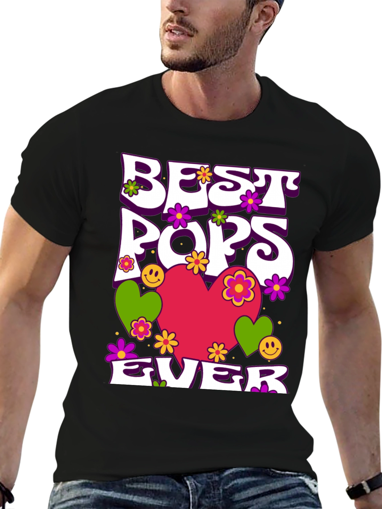 Best Pops Ever Graphic T-Shirt