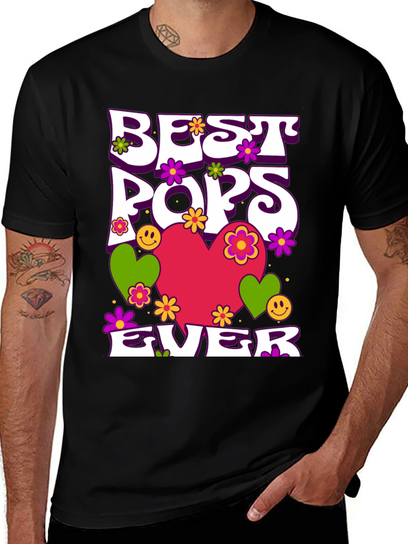 Best Pops Ever Graphic T-Shirt