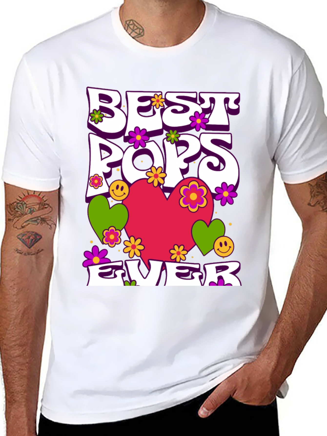 Best Pops Ever Graphic T-Shirt