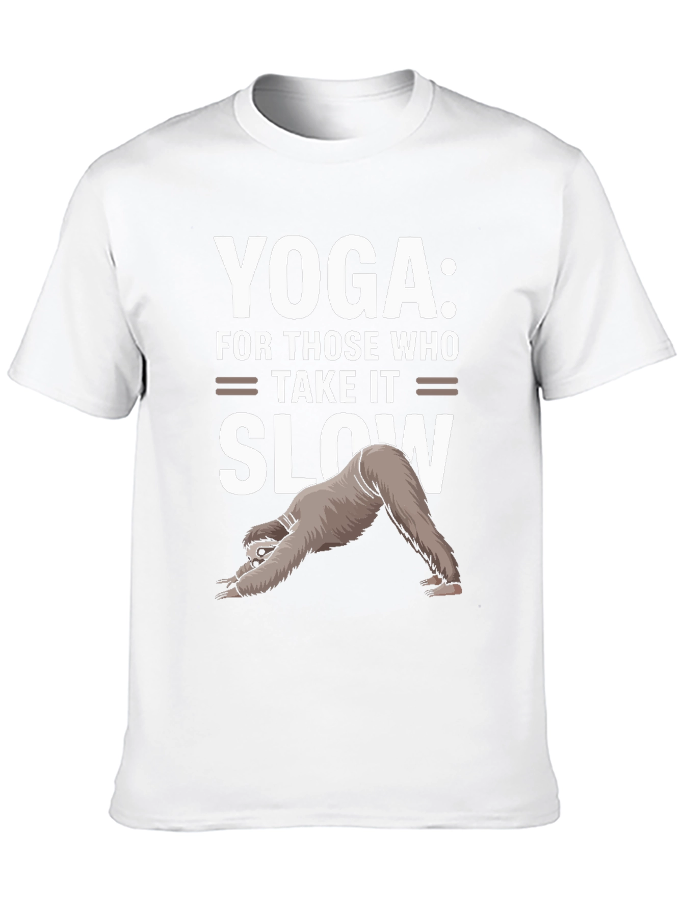 Yoga Sloth Graphic Tee - Take It Slow T-Shirt