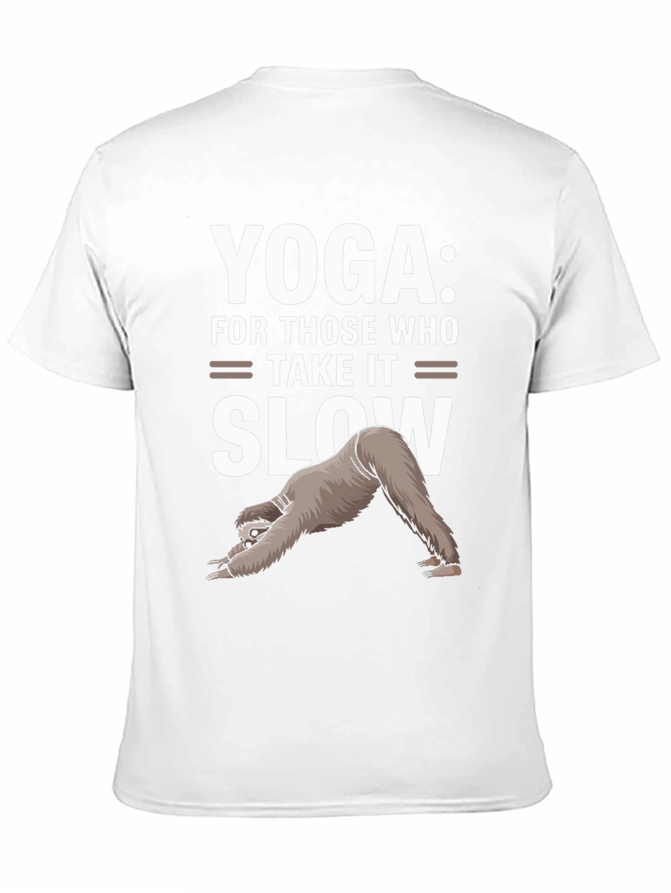 Yoga Sloth Graphic Tee - Take It Slow T-Shirt
