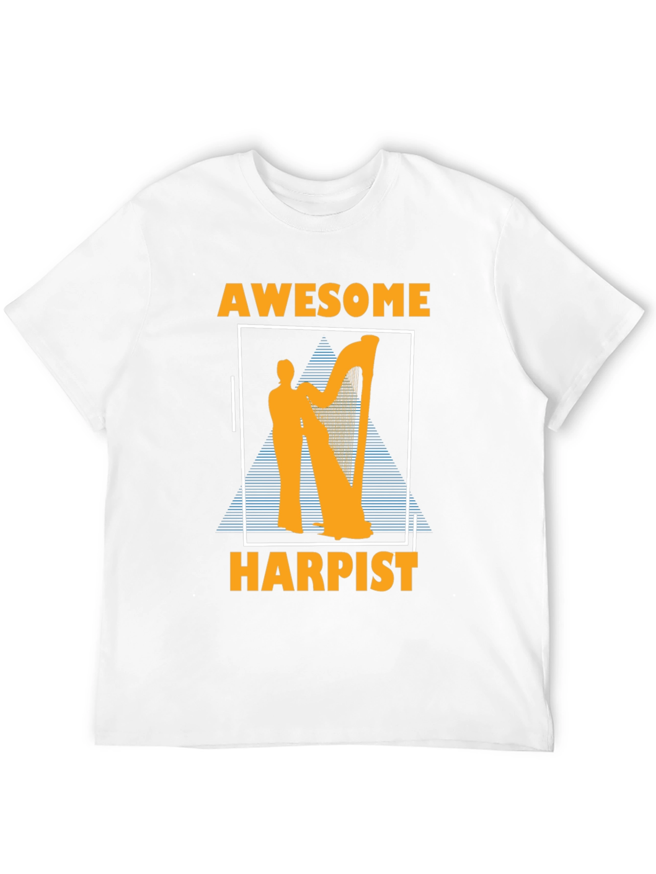 Awesome Harpist Graphic T-Shirt Musician Tee