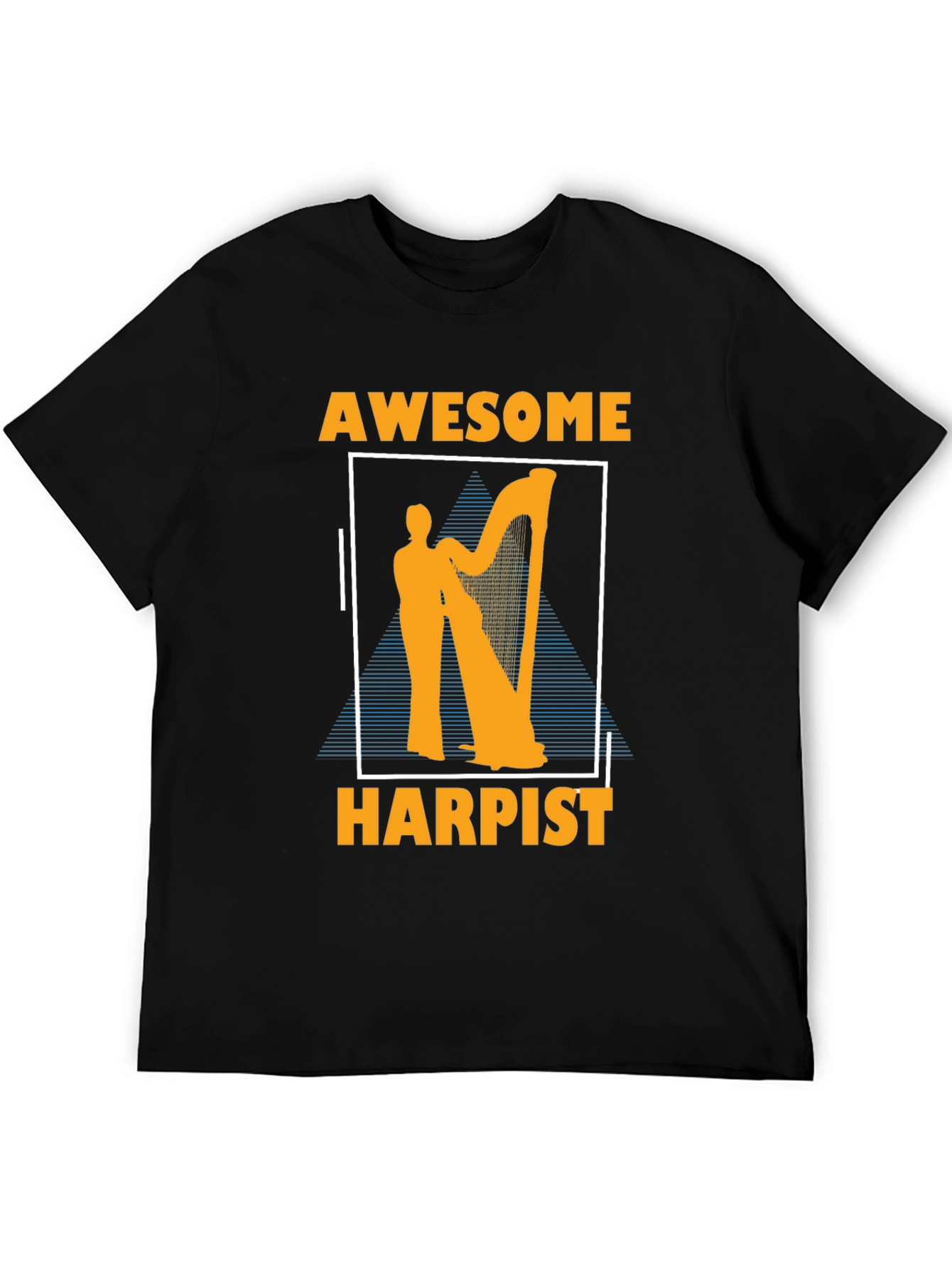 Awesome Harpist Graphic T-Shirt Musician Tee