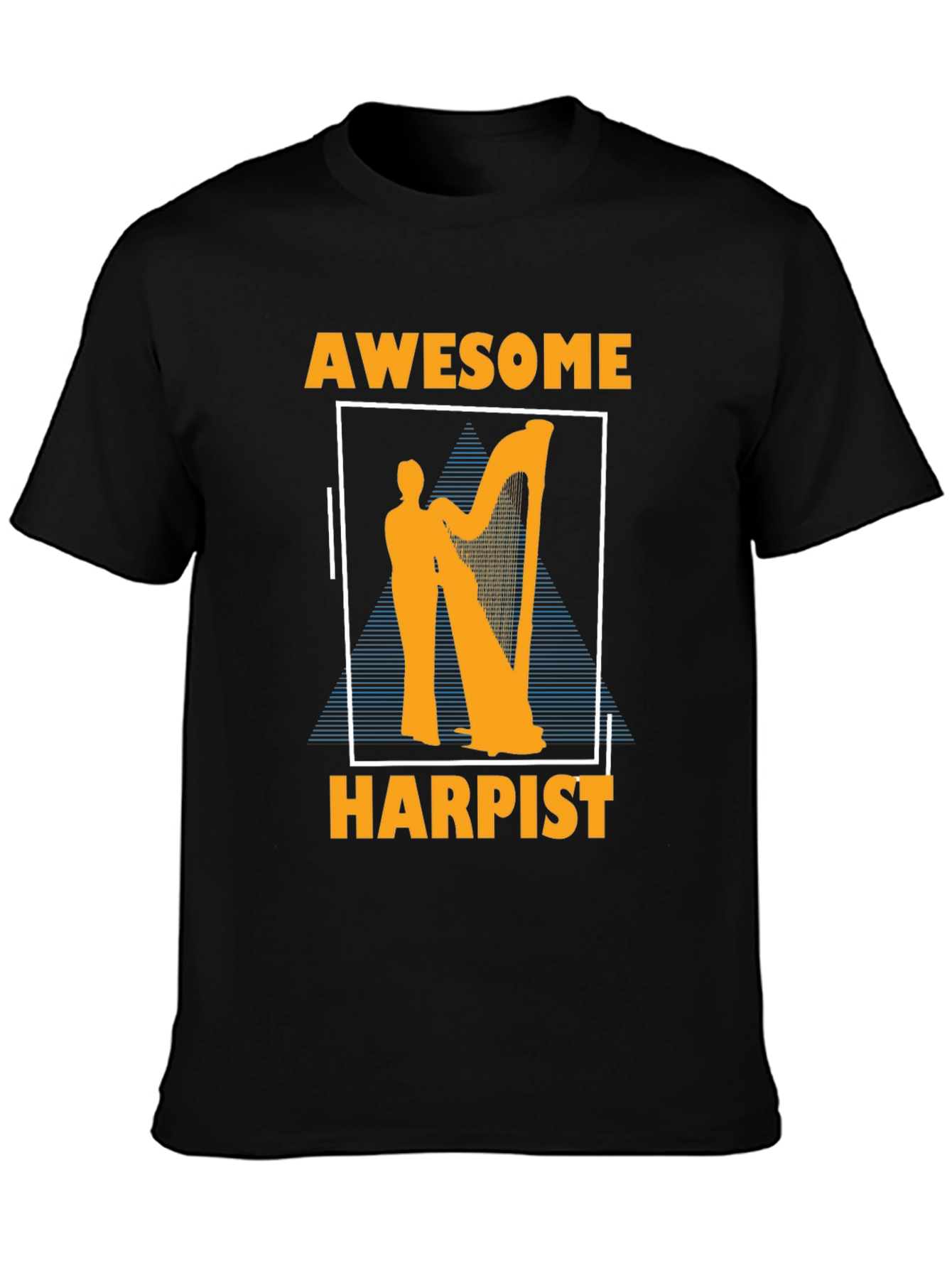 Awesome Harpist Graphic T-Shirt Musician Tee