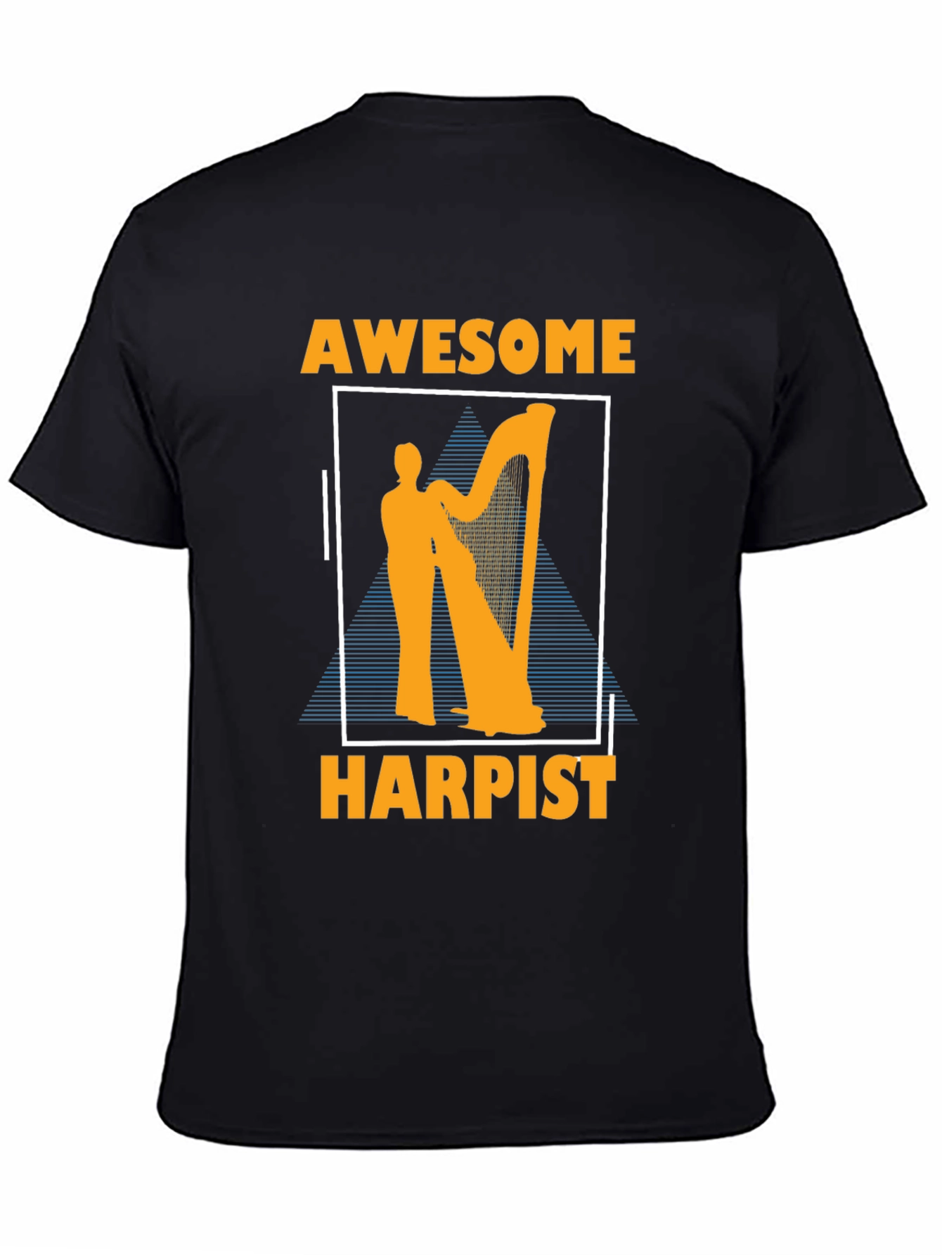 Awesome Harpist Graphic T-Shirt Musician Tee