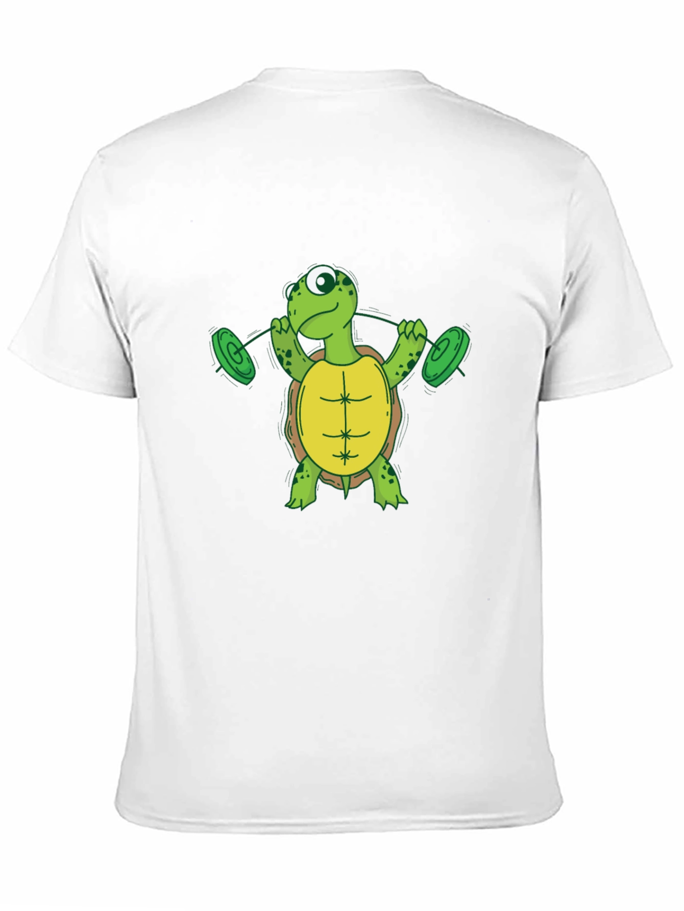 Turtle Weightlifting Black T-Shirt