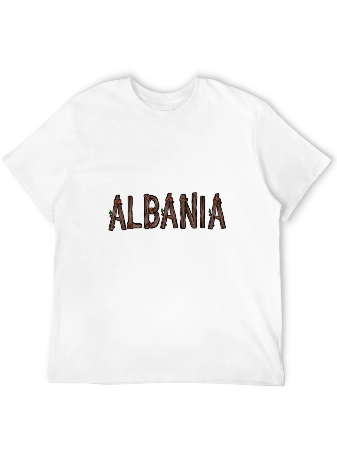 Albania Rustic Wood T-Shirt