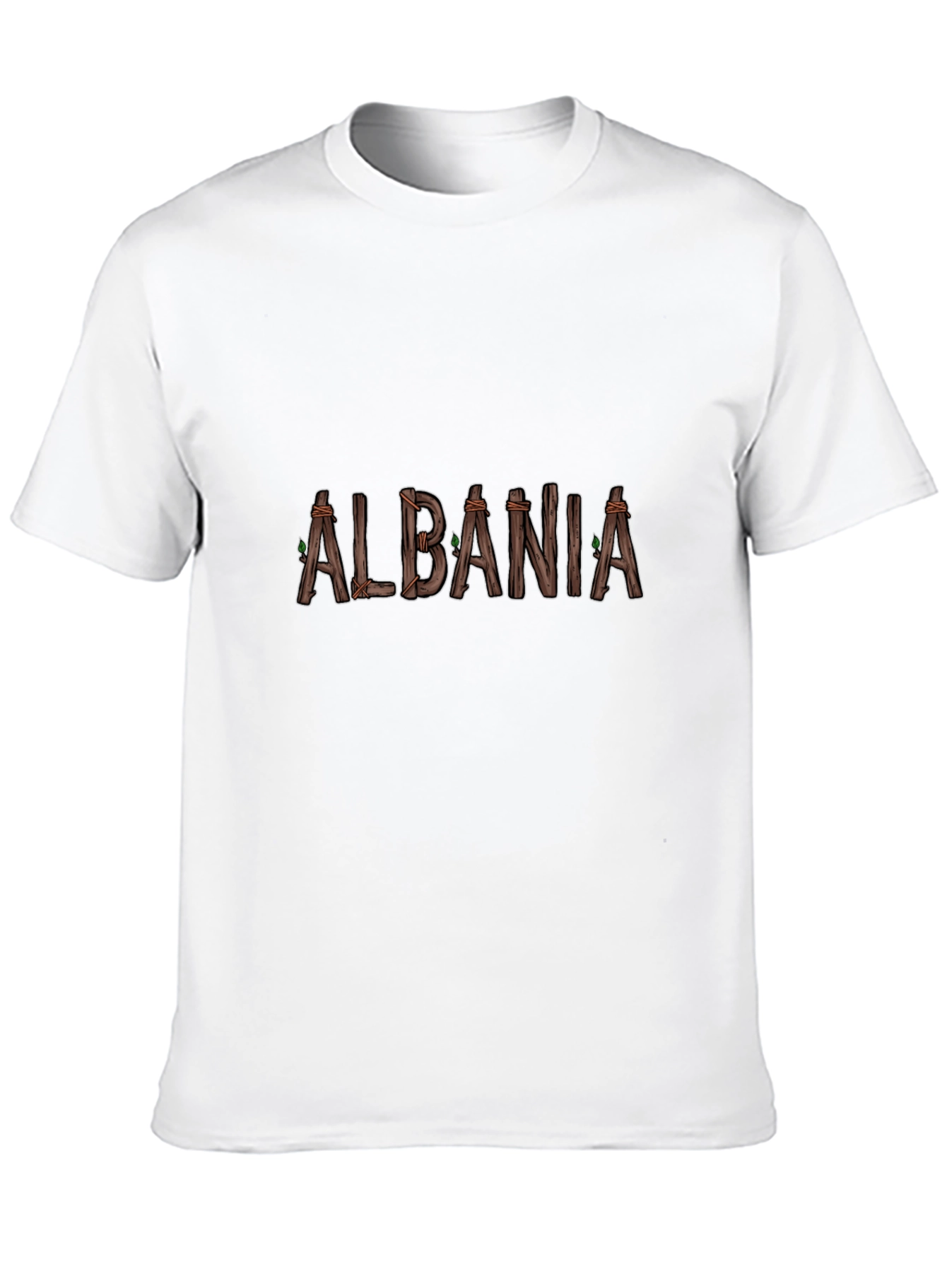Albania Rustic Wood T-Shirt