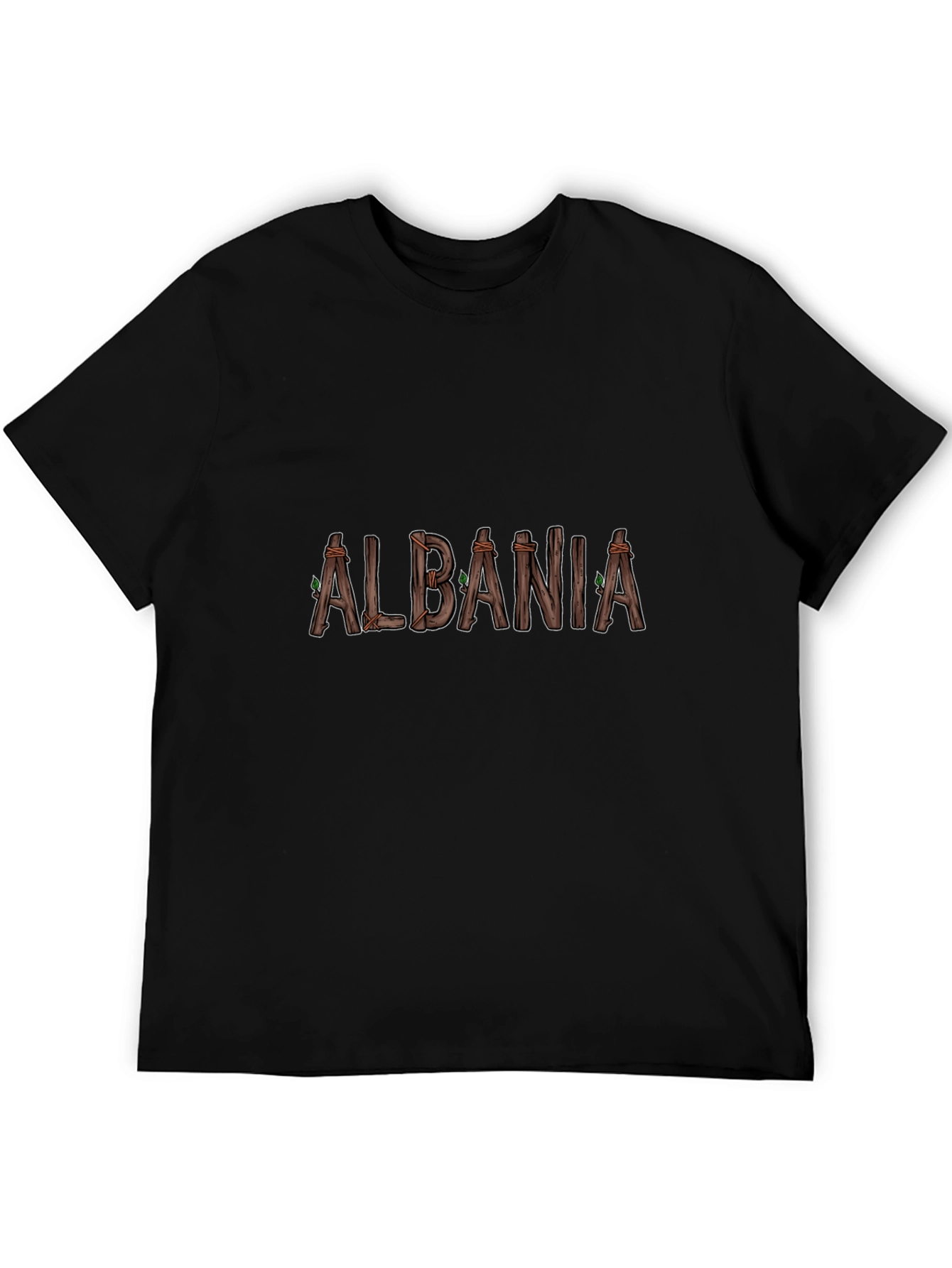 Albania Rustic Wood T-Shirt