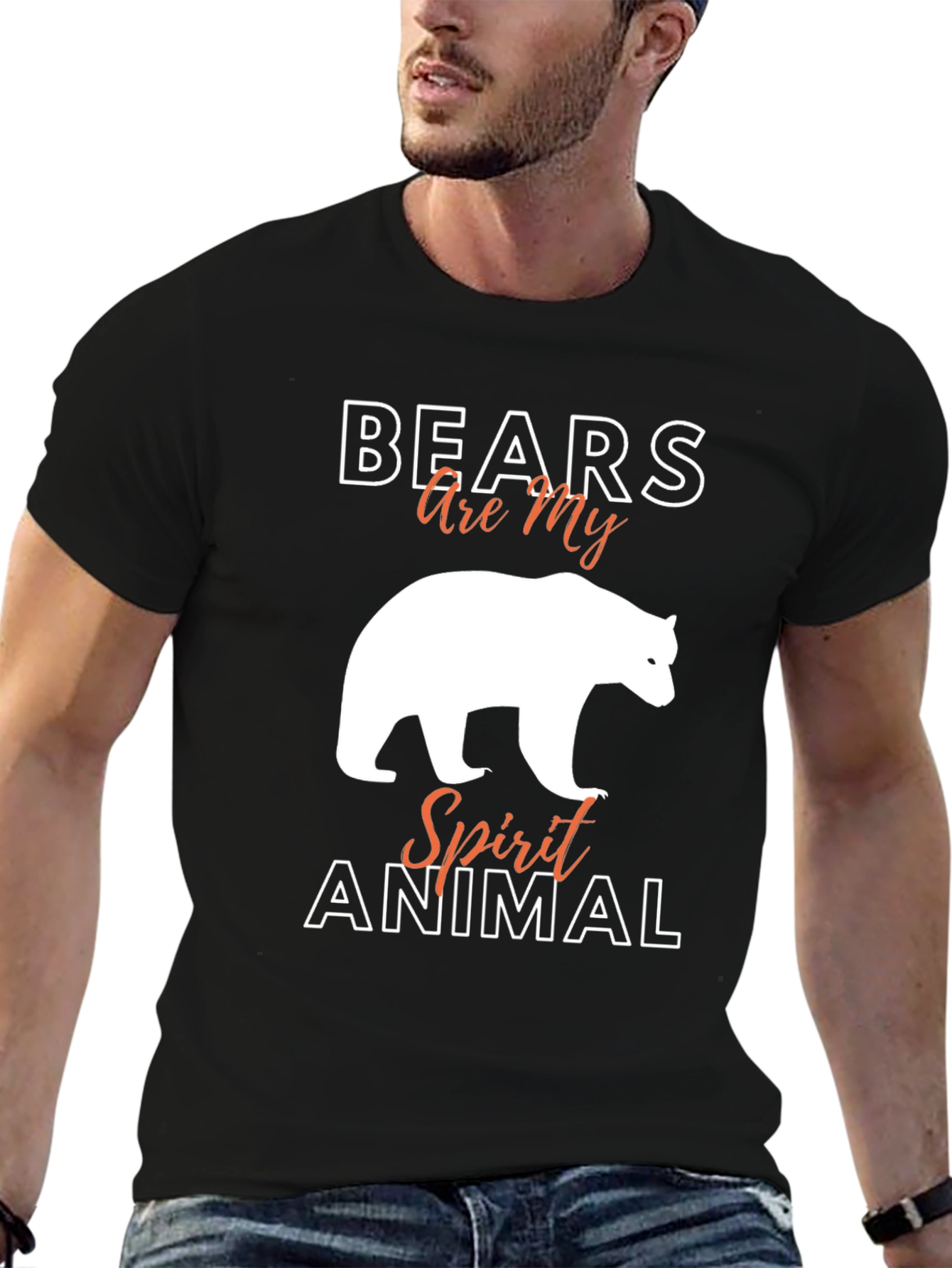 Bears Are My Spirit Animal Graphic T-Shirt