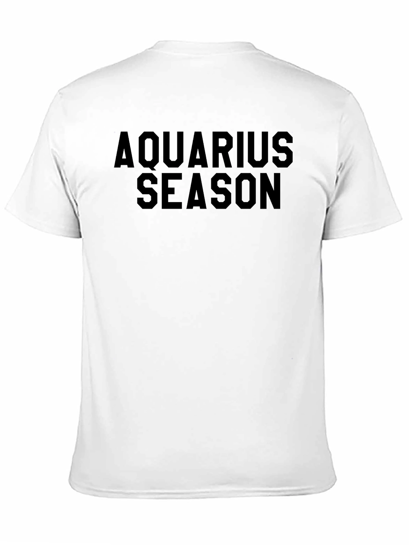 Aquarius Season Black Graphic T-Shirt