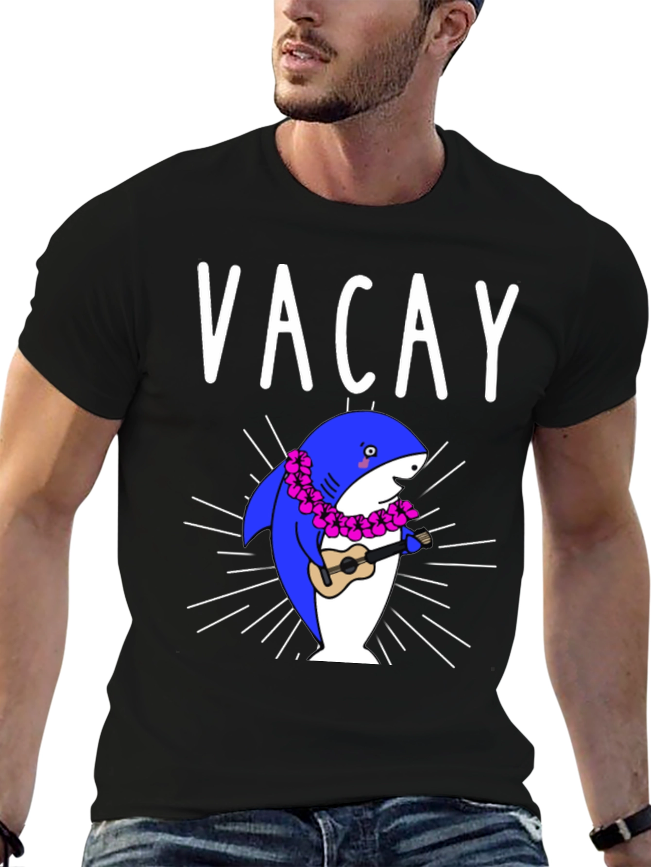 Vacay Shark T-Shirt - Summer Vibes