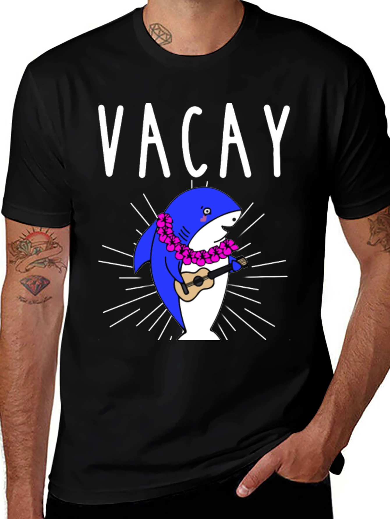 Vacay Shark T-Shirt - Summer Vibes