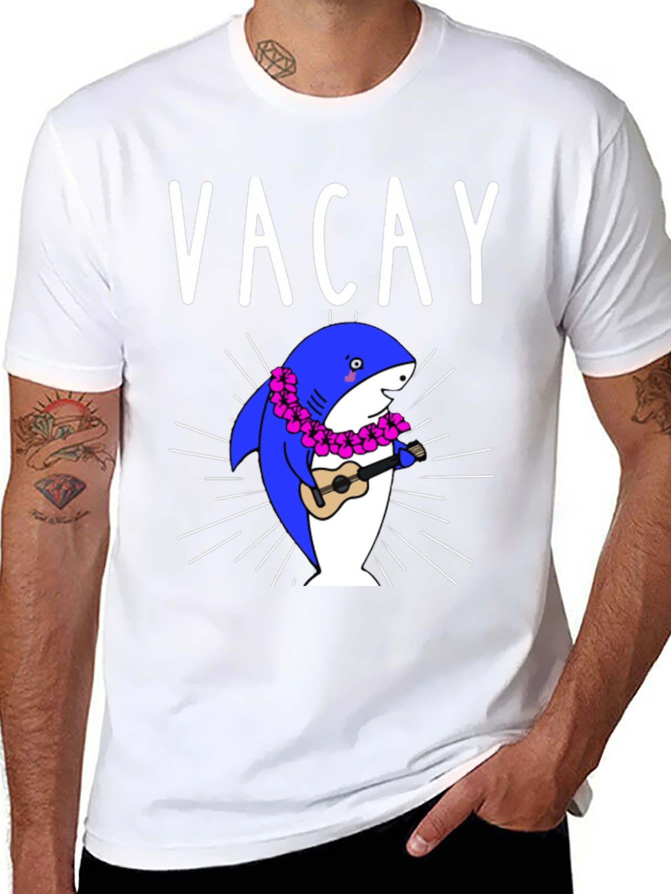 Vacay Shark T-Shirt - Summer Vibes