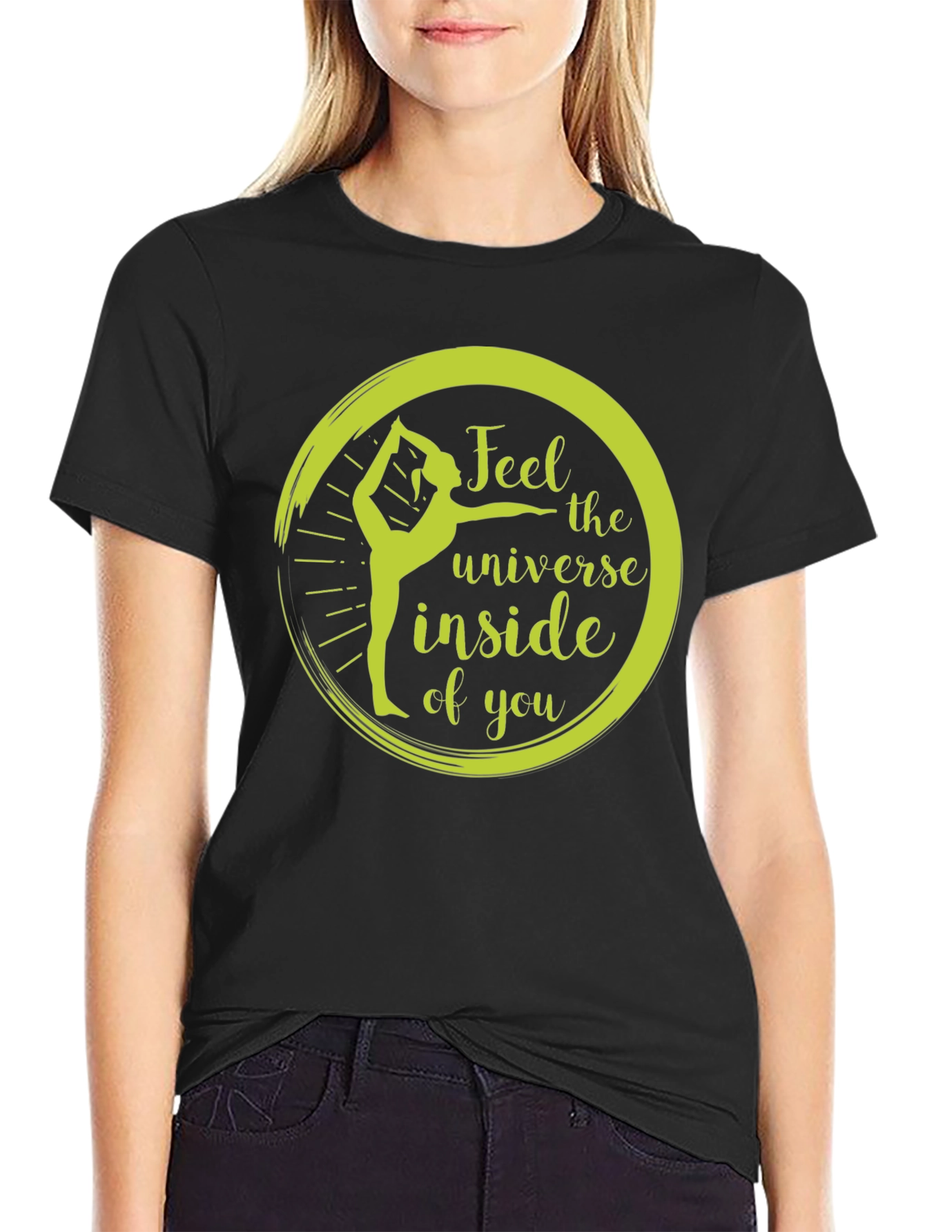 Yoga Universe Inside T-Shirt