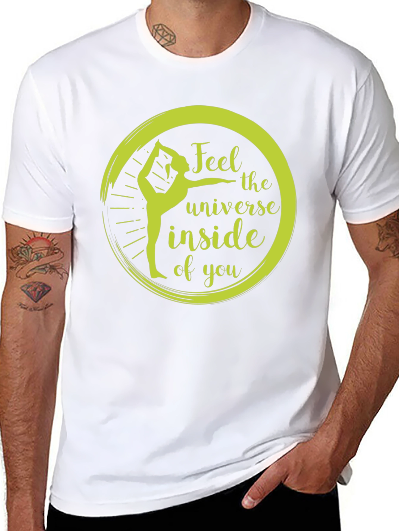Yoga Universe Inside T-Shirt