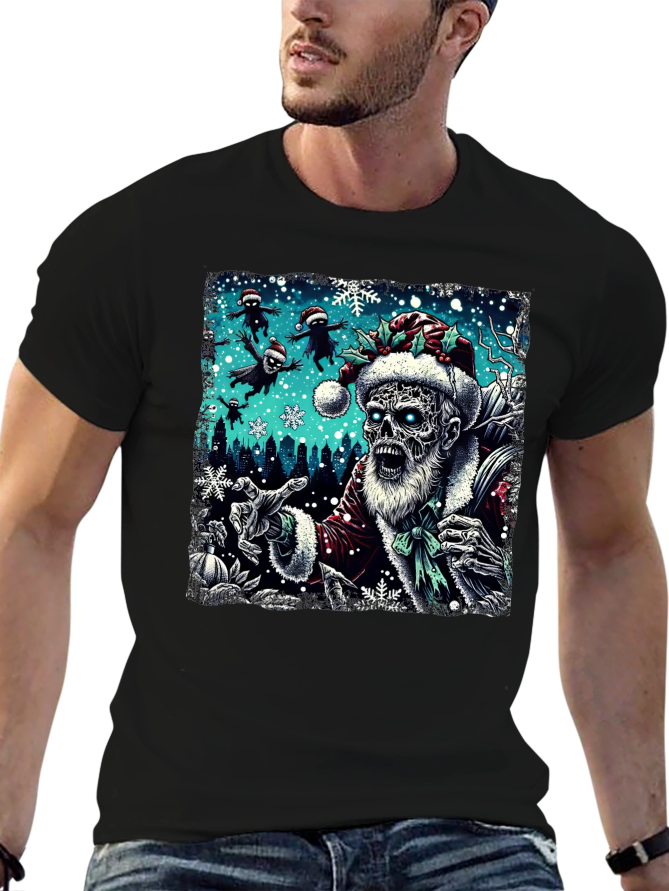 Zombie Santa Christmas T-Shirt