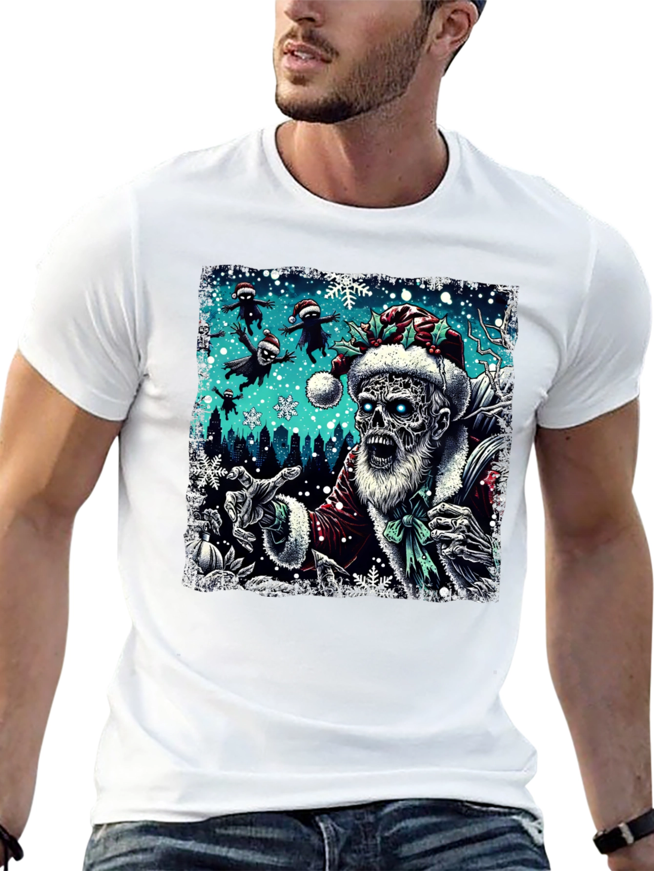 Zombie Santa Christmas T-Shirt