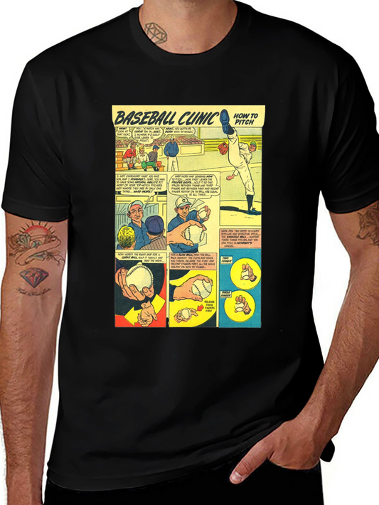 Baseball Clinic Black T-Shirt